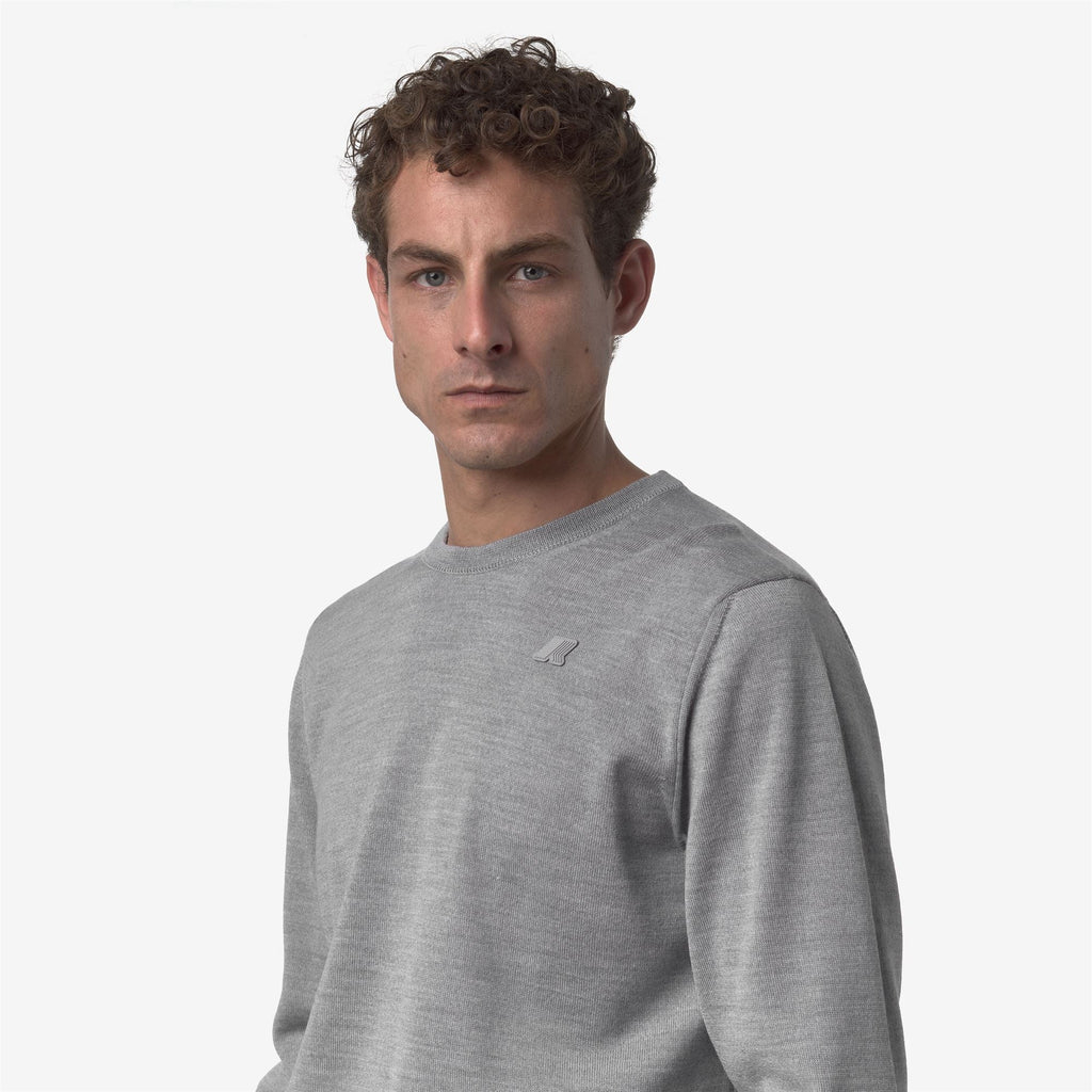 SEBASTIEN MERINO - KNITWEAR - Pull Over - Man - BEIGE GREYISH