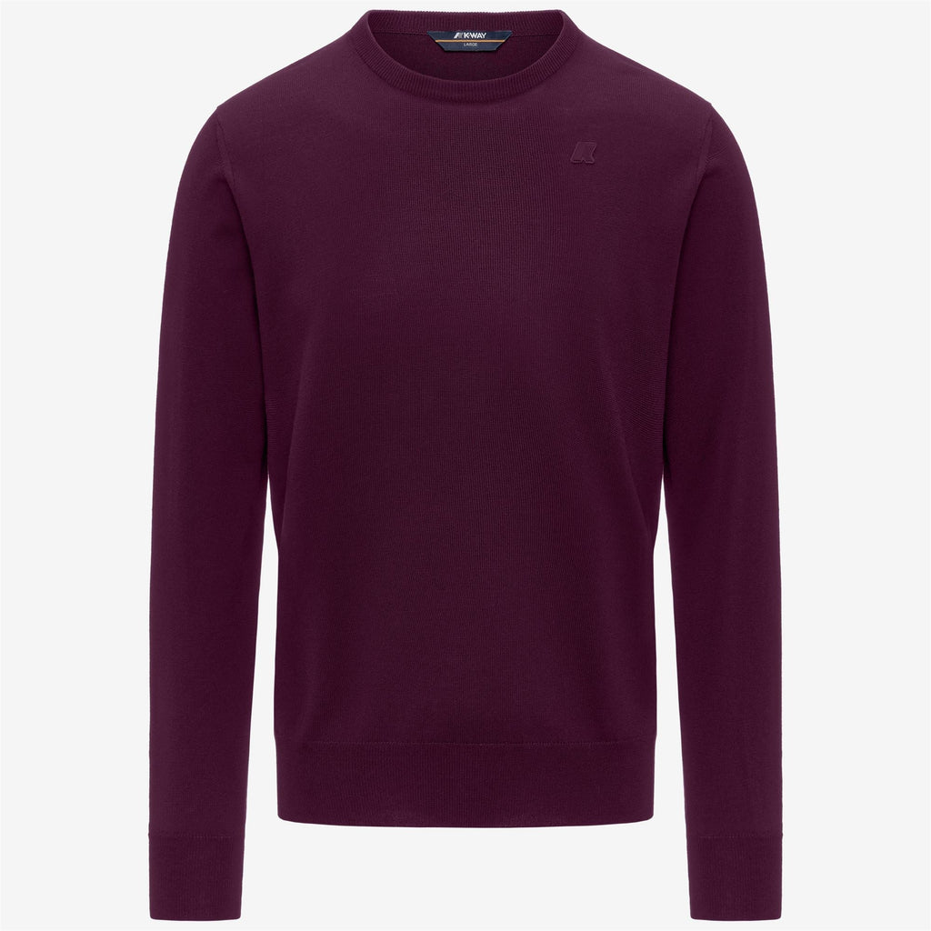 SEBASTIEN MERINO - KNITWEAR - Pull Over - Man - VIOLET WINE