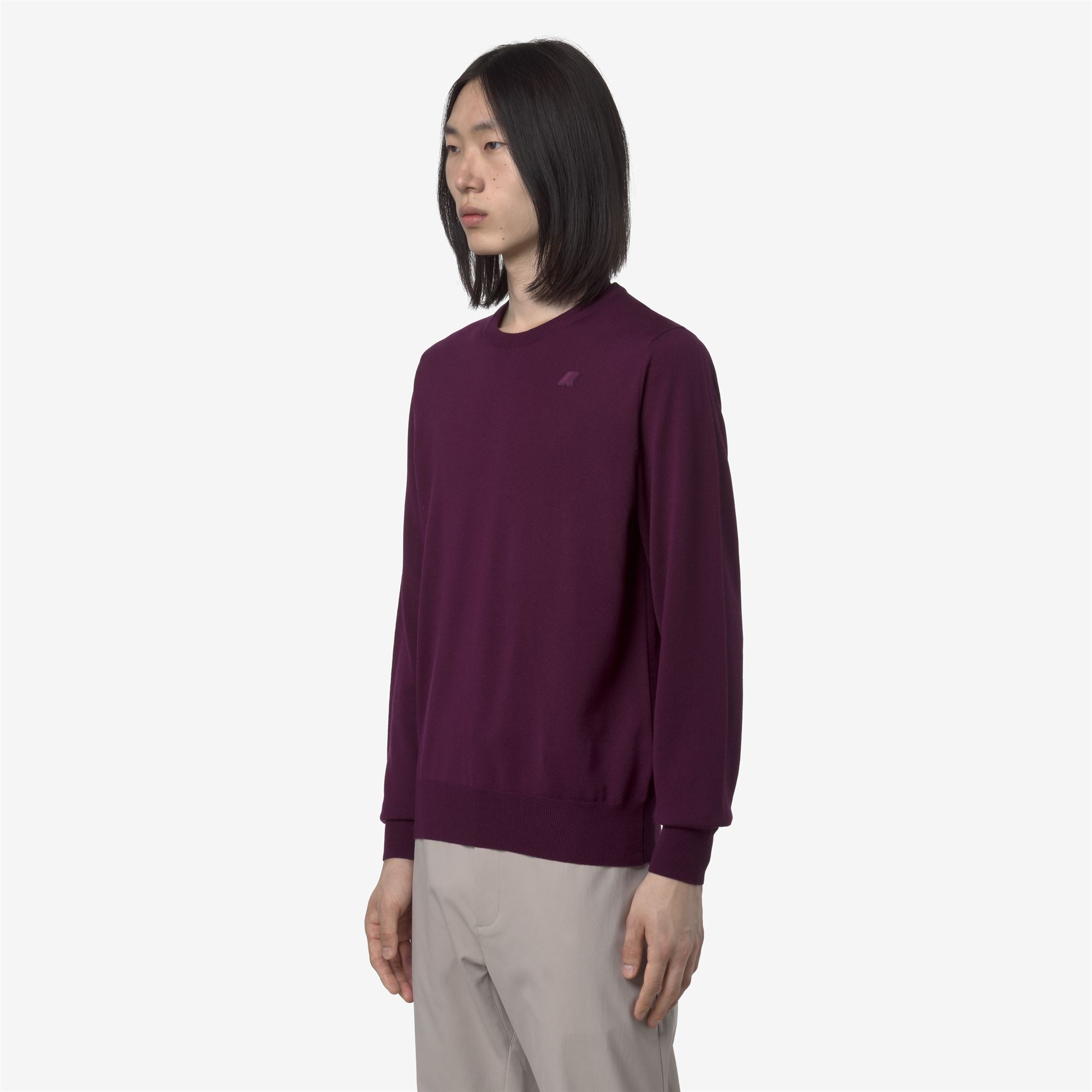 SEBASTIEN MERINO - KNITWEAR - Pull Over - Man - VIOLET WINE