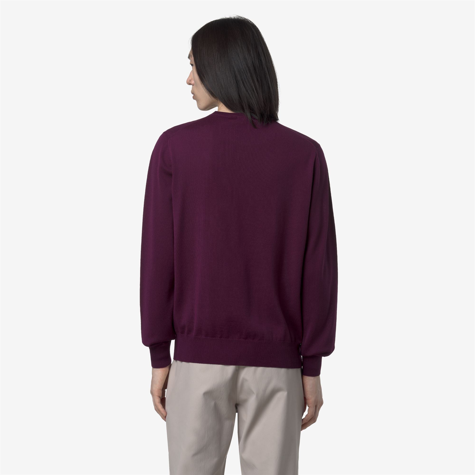 SEBASTIEN MERINO - KNITWEAR - Pull Over - Man - VIOLET WINE