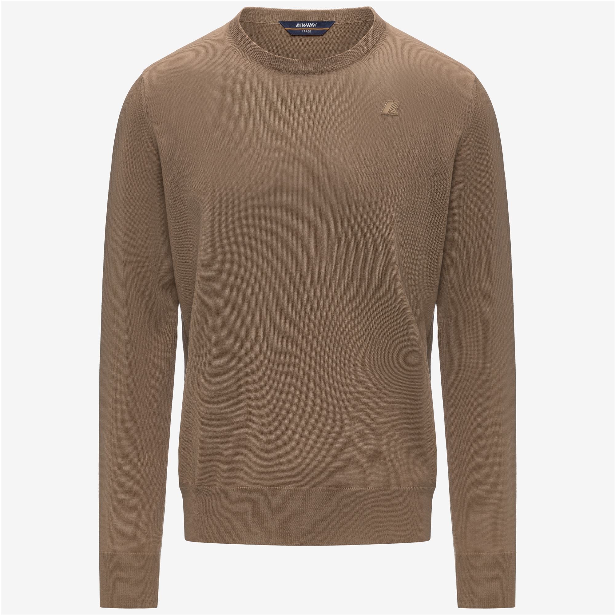 SEBASTIEN MERINO - KNITWEAR - Pull Over - Man - BROWN CARTOUCHE