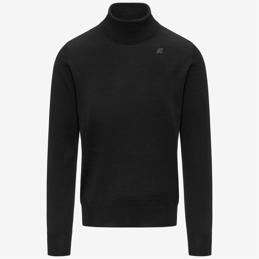 HENRY MERINO - KNITWEAR - Pull Over - Man - BLACK PURE
