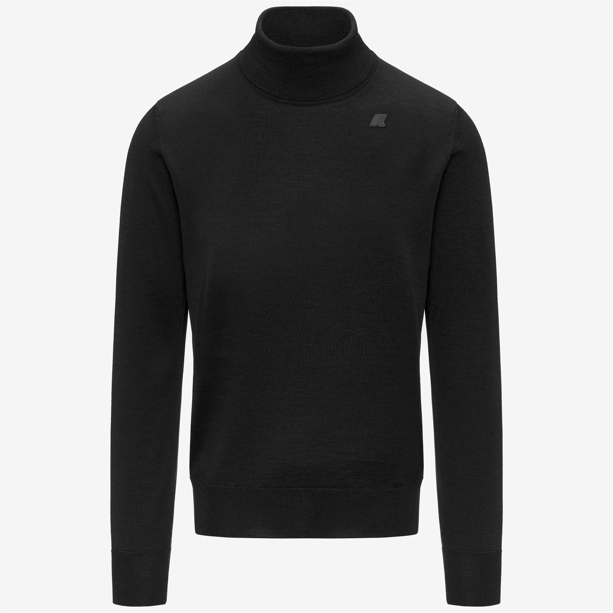 HENRY MERINO - KNITWEAR - Pull Over - Man - BLACK PURE