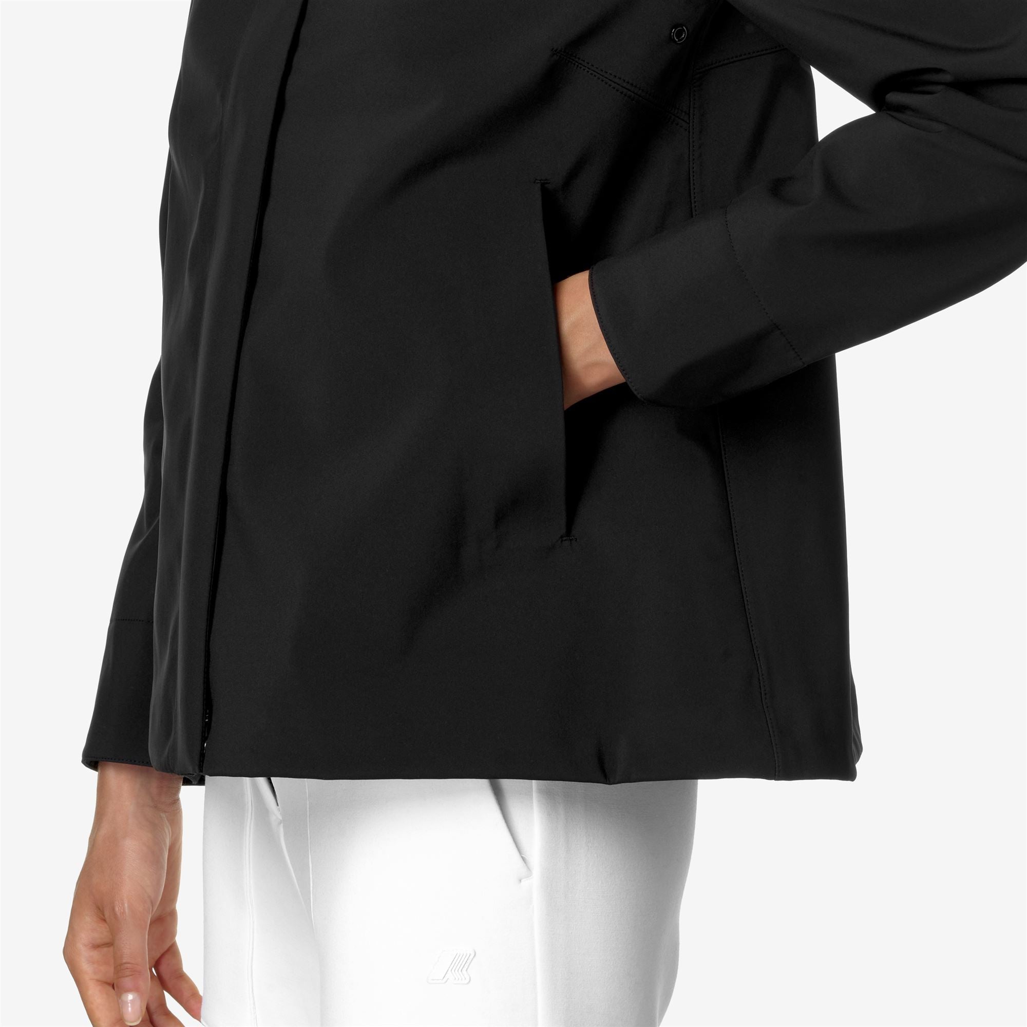 MADALINA BONDED - Jackets - Mid - Woman - BLACK-BLUE DEPTH