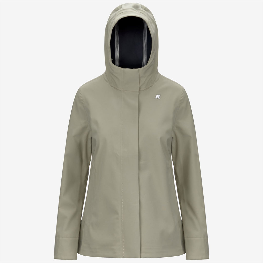 MADALINA BONDED - Jackets - Mid - Woman - GREEN OAK-BLUE DEPTH