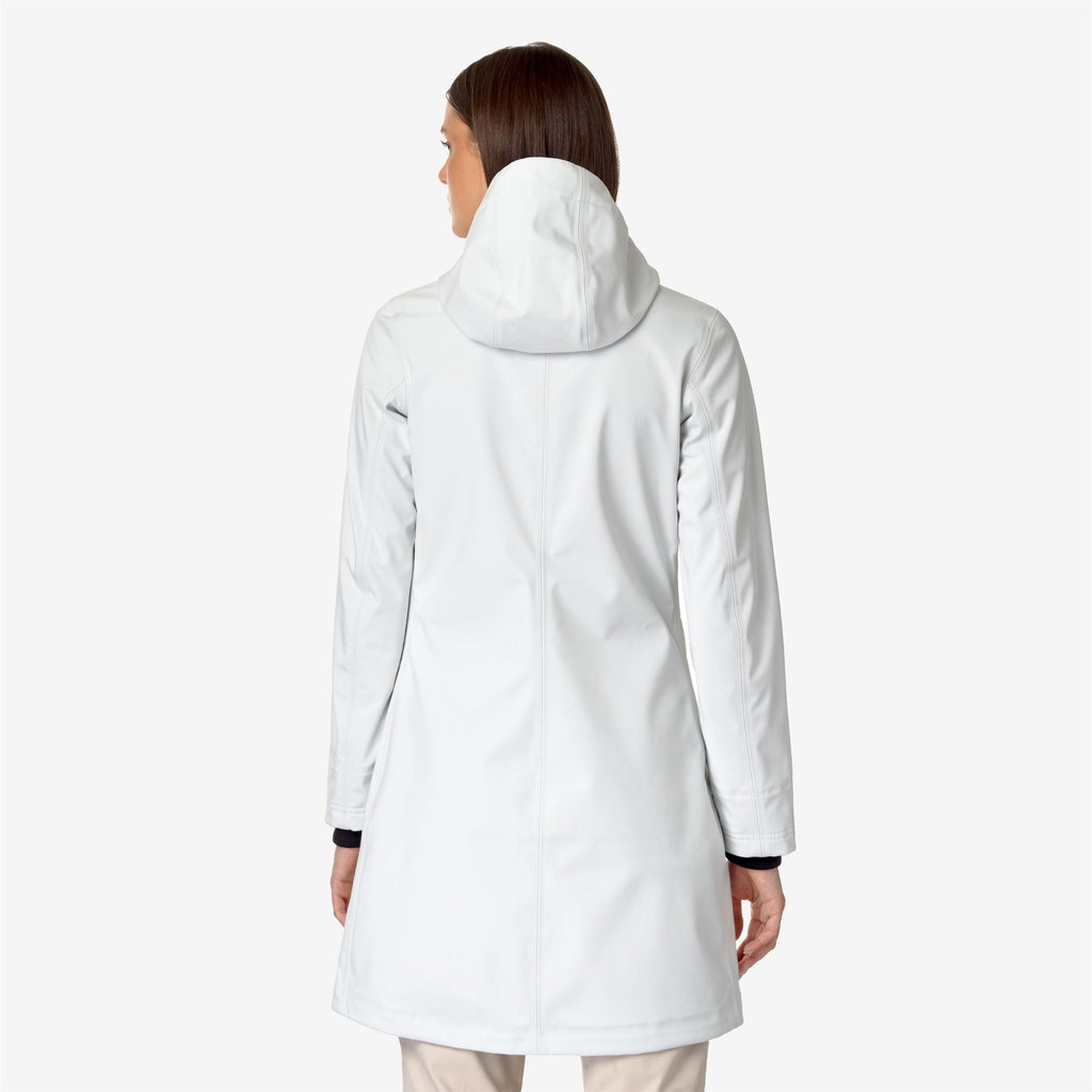 STEPHY BONDED - Jackets - 3/4 LENGTH - Woman - WHITE G-BLUE D