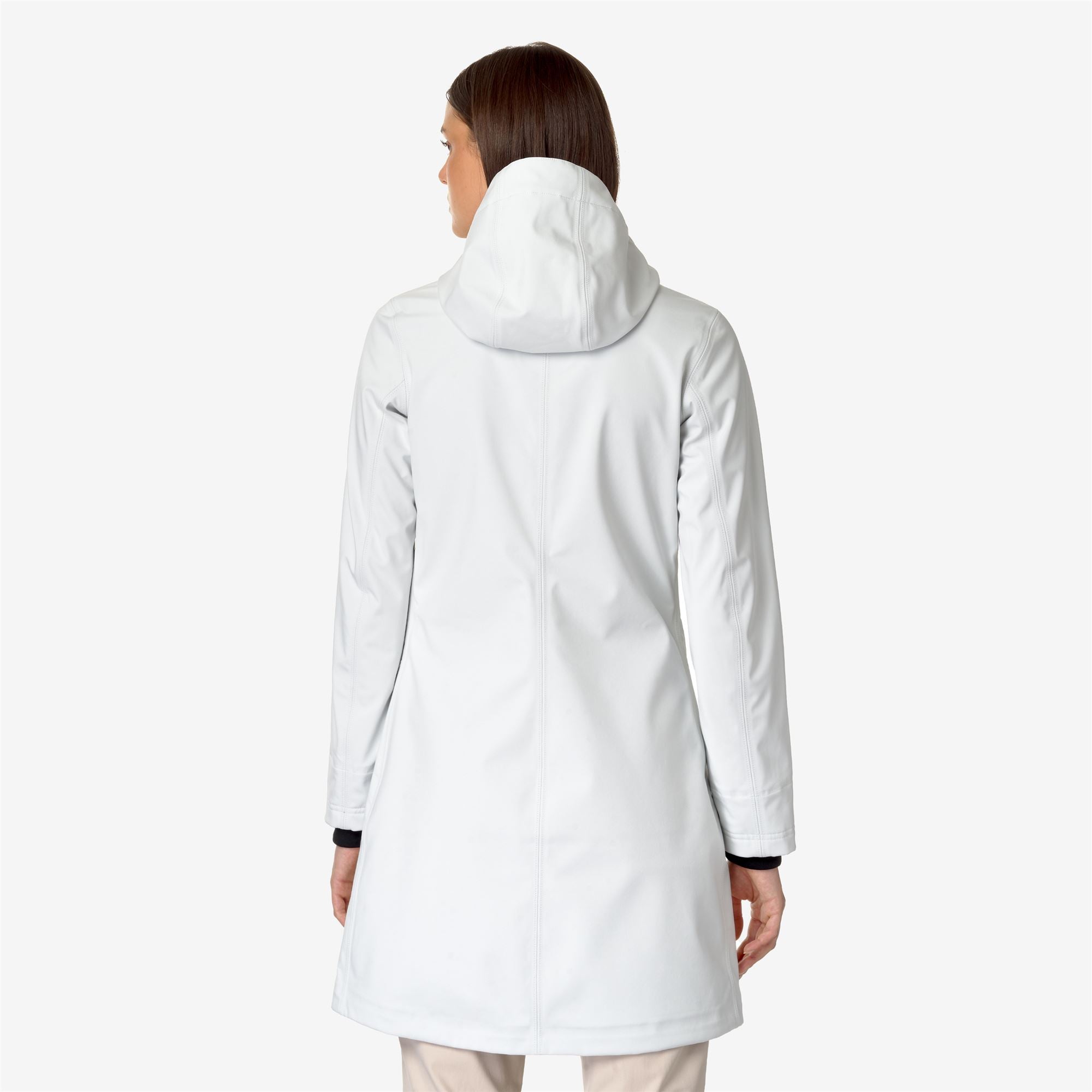STEPHY BONDED - Jackets - 3/4 LENGTH - Woman - WHITE G-BLUE D
