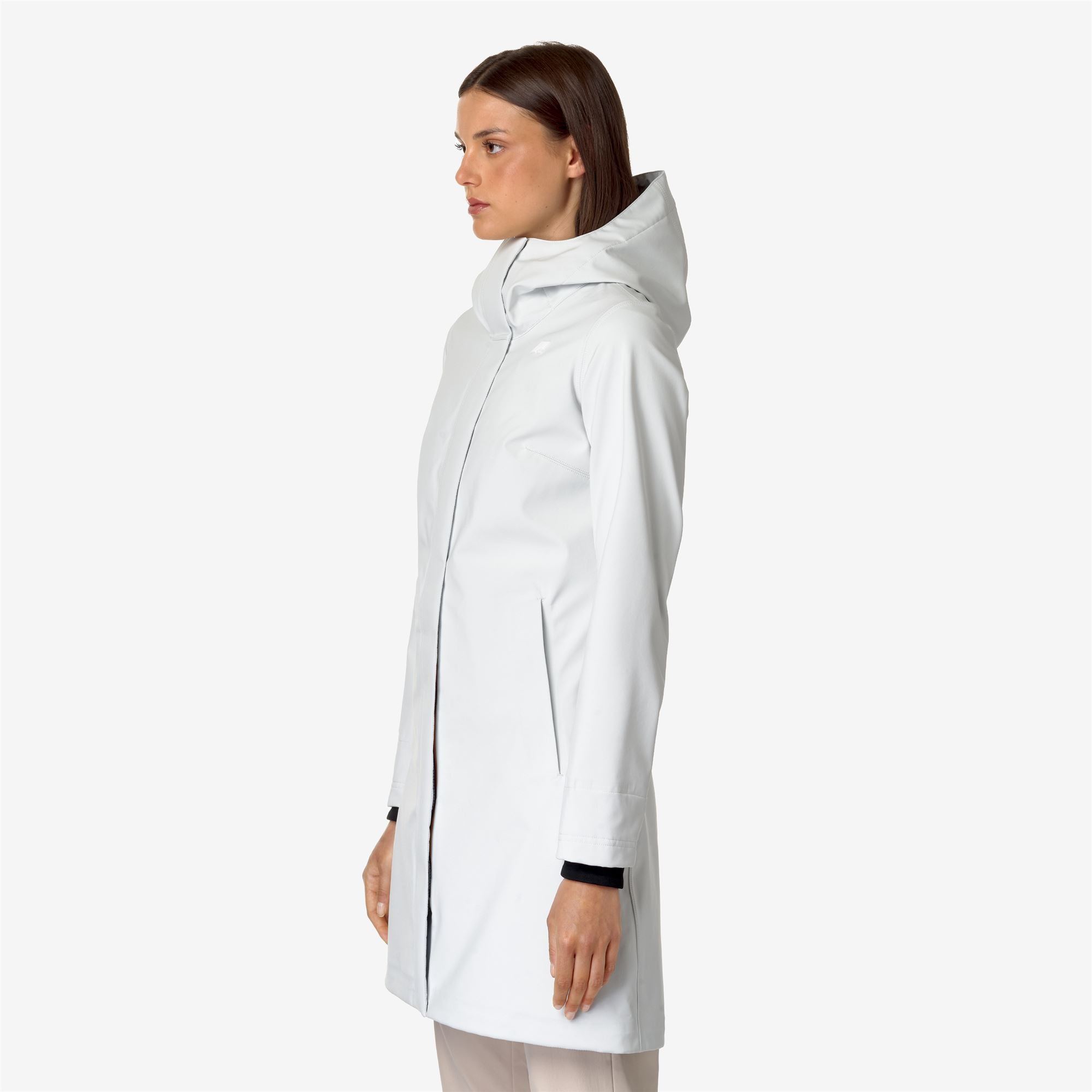 STEPHY BONDED - Jackets - 3/4 LENGTH - Woman - WHITE G-BLUE D