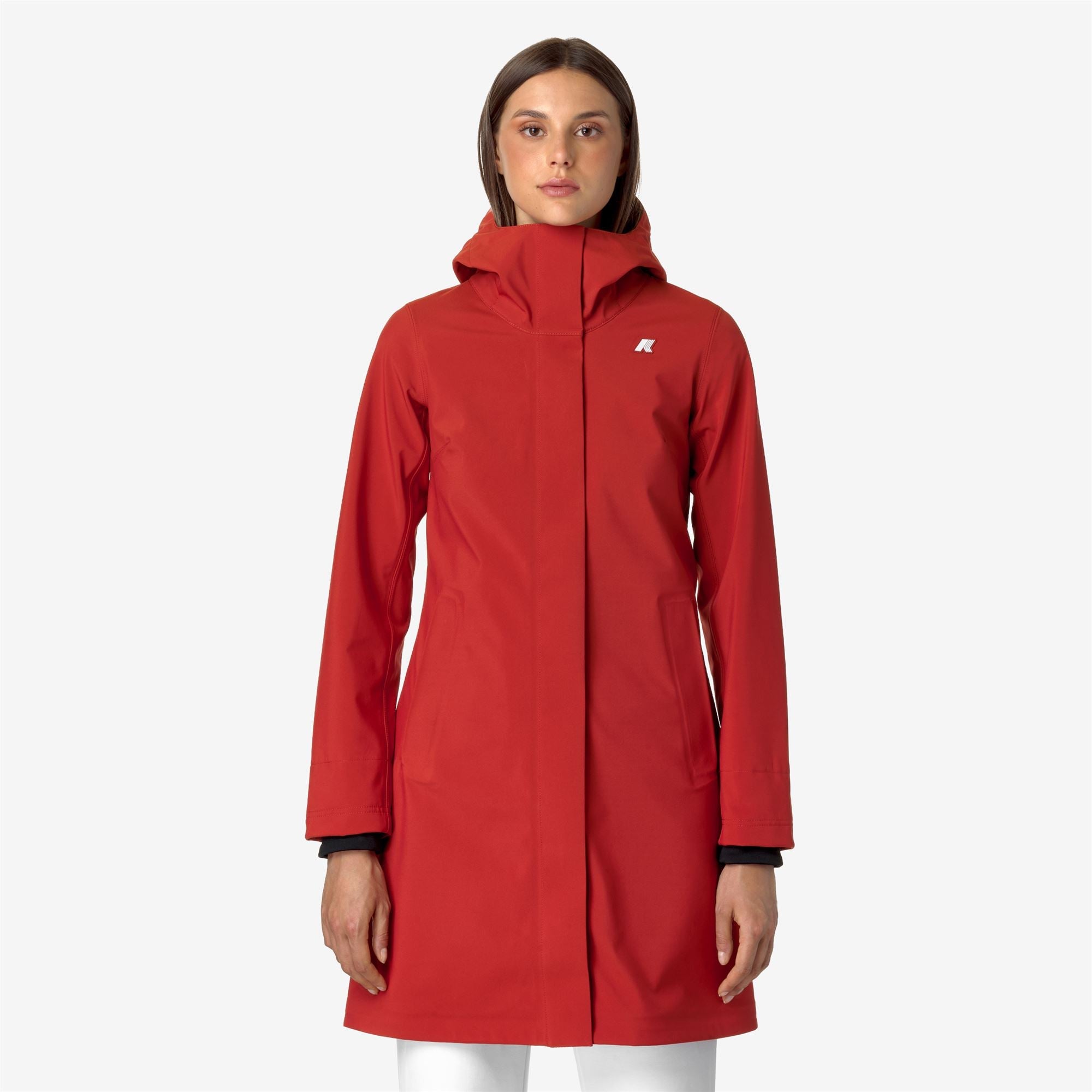 STEPHY BONDED - Jackets - 3/4 LENGTH - Woman - RED P-BLUE D