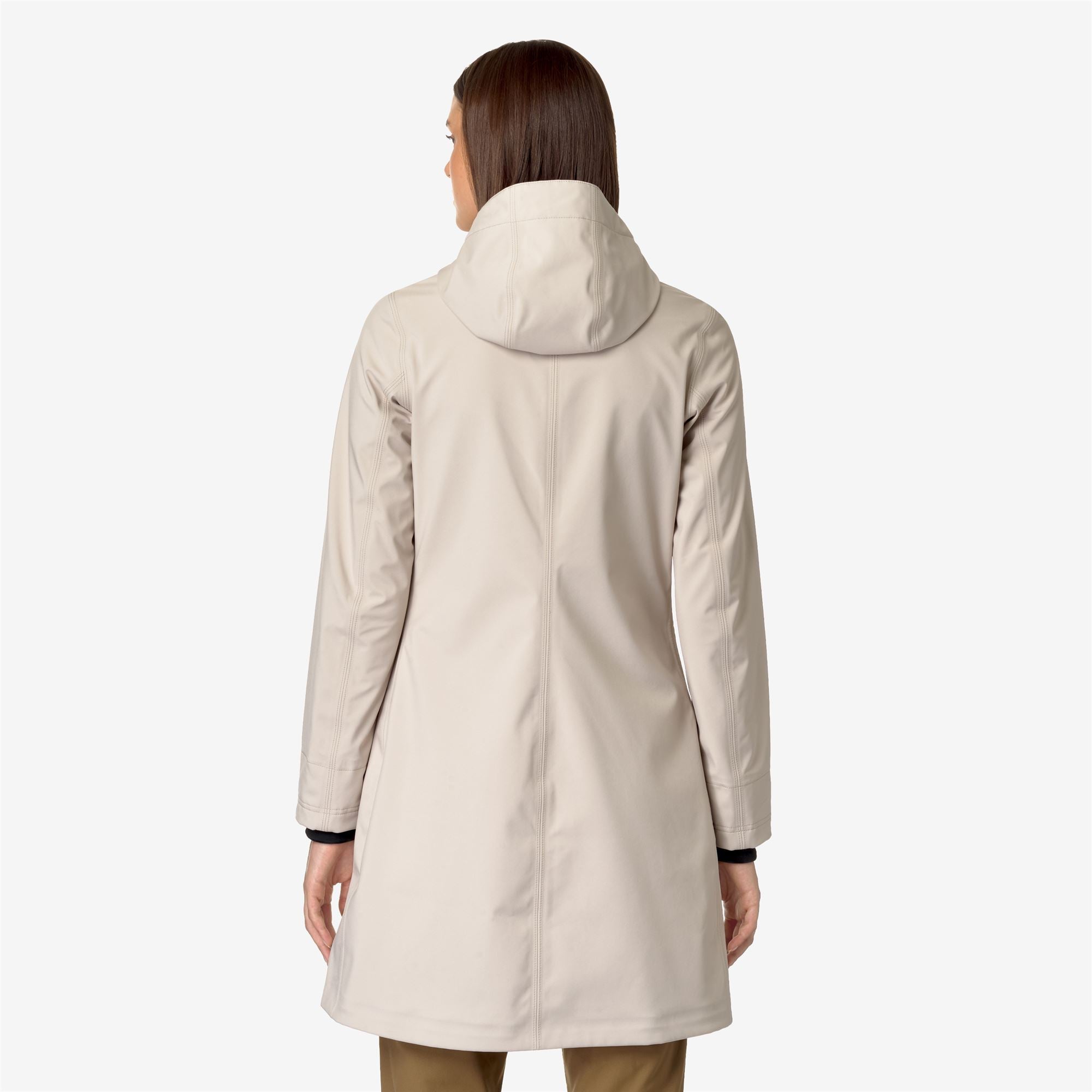 STEPHY BONDED - Jackets - 3/4 LENGTH - Woman - BEIGE G-BLUE D