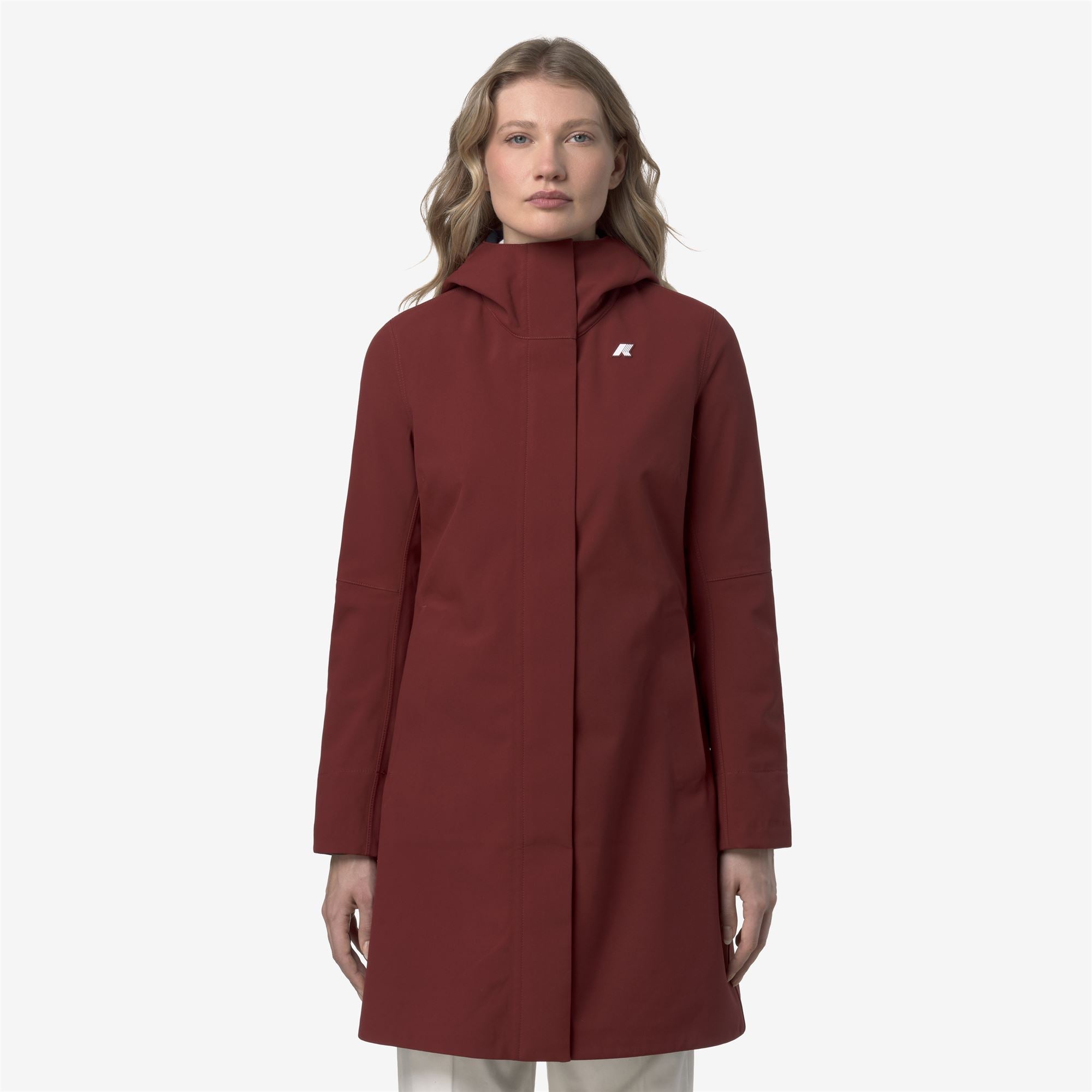 STEPHY BONDED - Jackets - 3/4 LENGTH - Woman - RED SYRAH-BLUE DEPTH