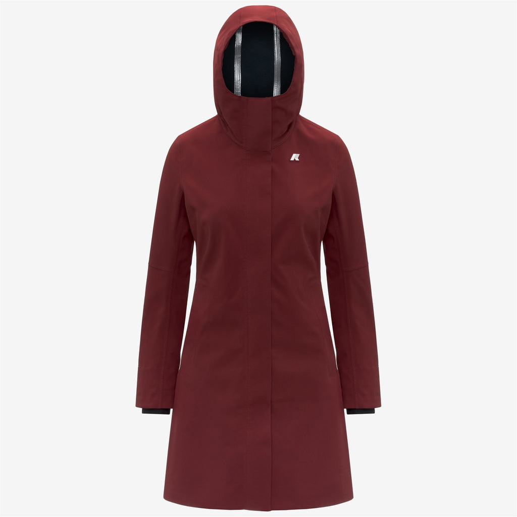 STEPHY BONDED - Jackets - 3/4 LENGTH - Woman - RED SYRAH-BLUE DEPTH