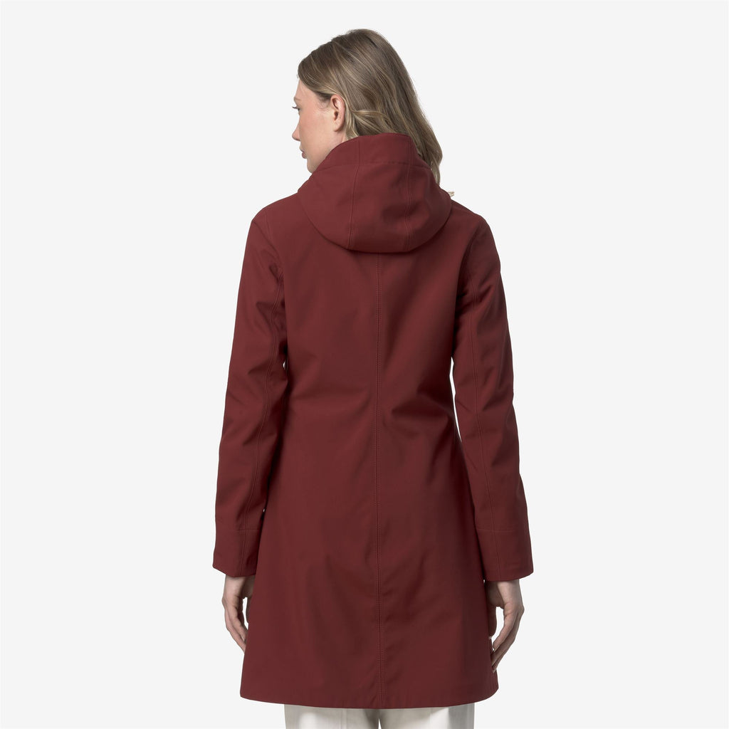 STEPHY BONDED - Jackets - 3/4 LENGTH - Woman - RED SYRAH-BLUE DEPTH
