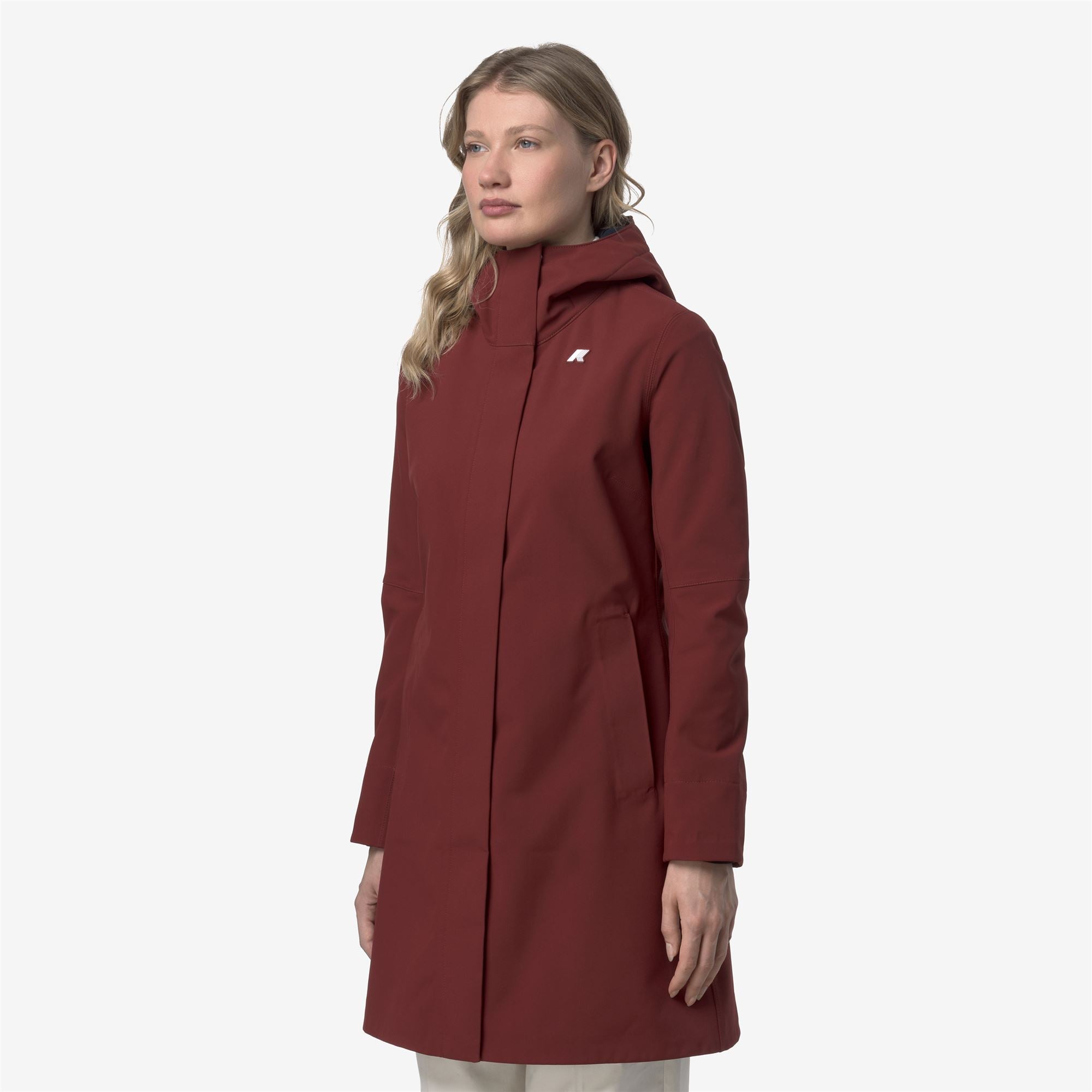 STEPHY BONDED - Jackets - 3/4 LENGTH - Woman - RED SYRAH-BLUE DEPTH