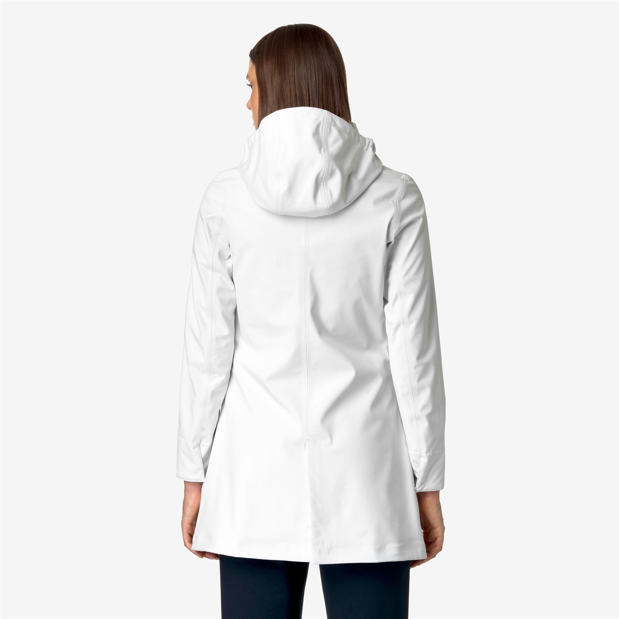 MATHY BONDED - Jackets - 3/4 LENGTH - Woman - WHITE G-BLUE D