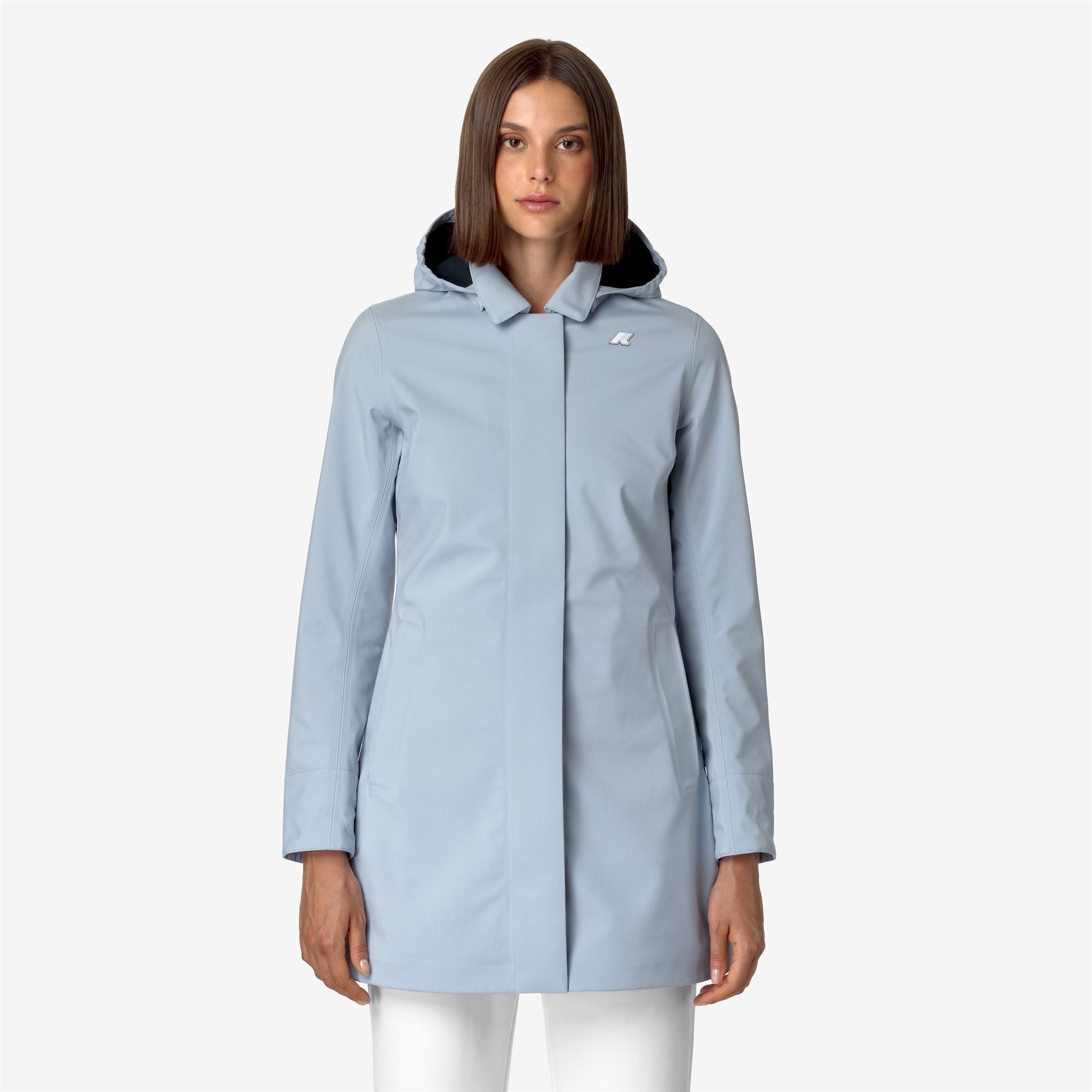 MATHY BONDED - Jackets - 3/4 LENGTH - Woman - BLUE A-BLUE D