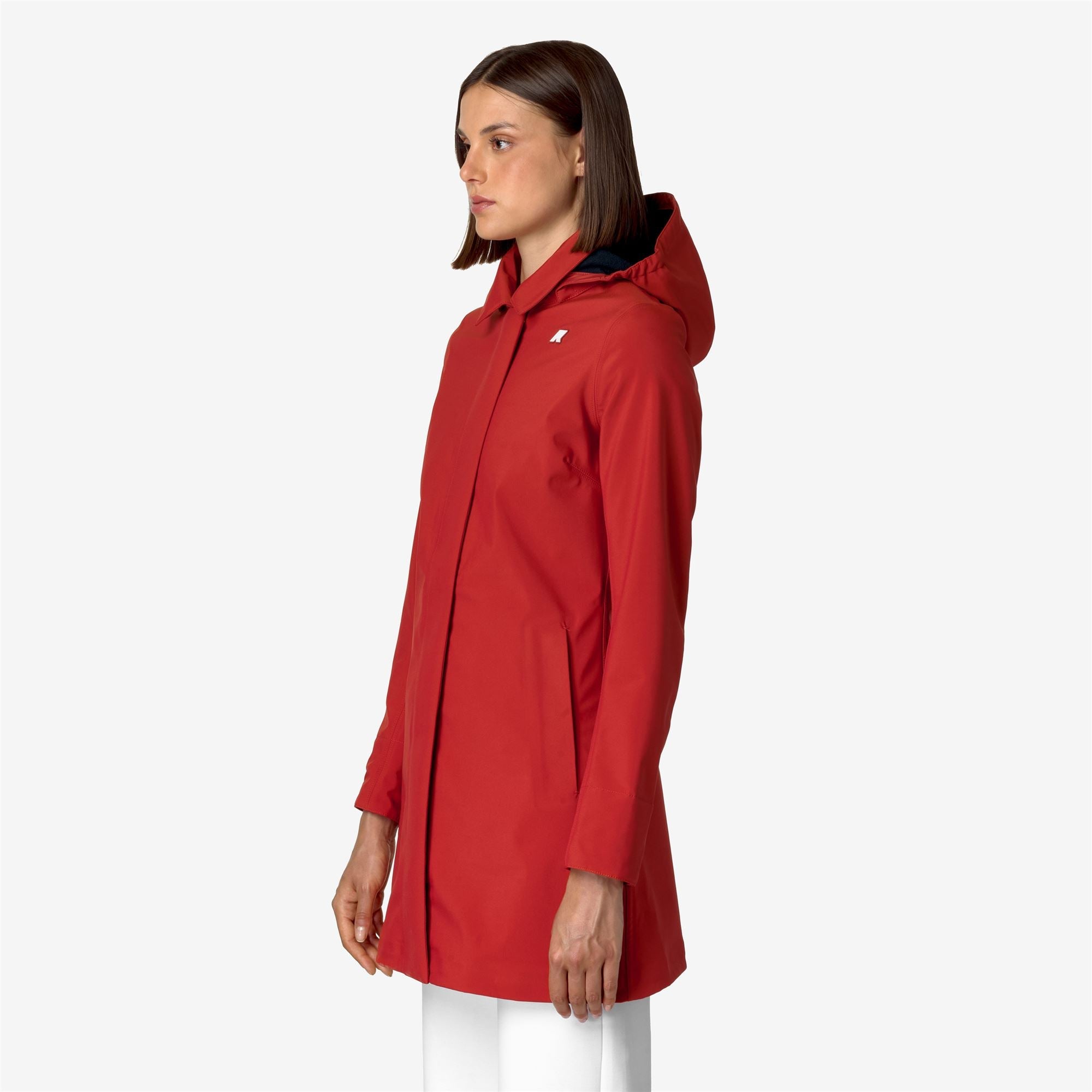 MATHY BONDED - Jackets - 3/4 LENGTH - Woman - RED P-BLUE D