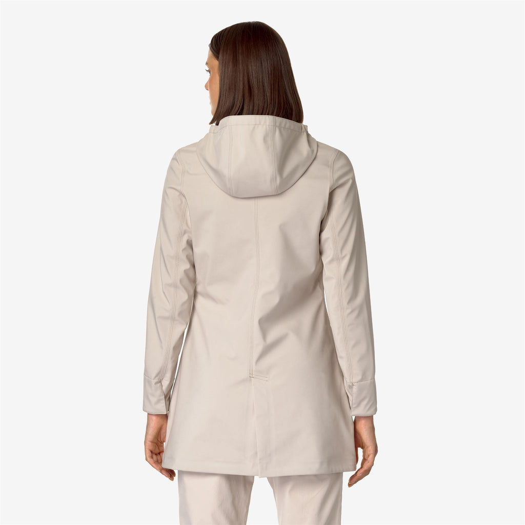 MATHY BONDED - Jackets - 3/4 LENGTH - Woman - BEIGE G-BLUE D