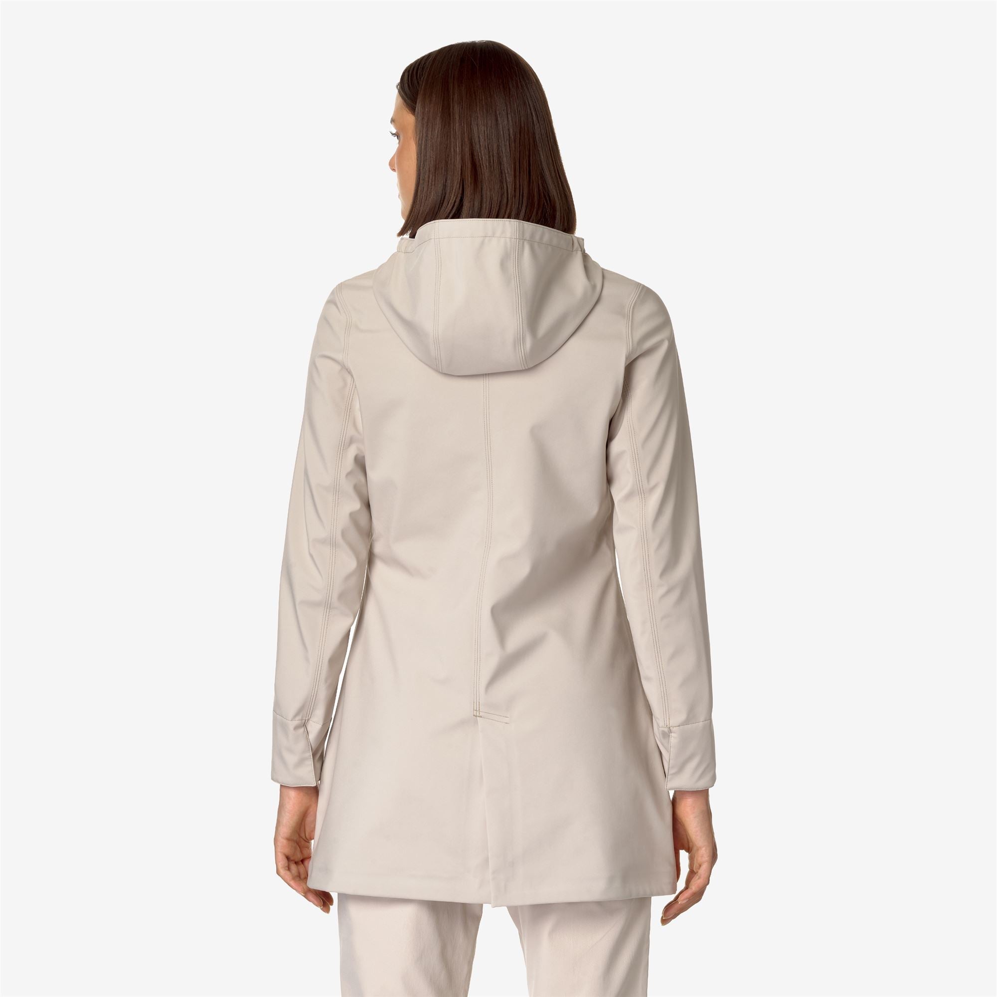 MATHY BONDED - Jackets - 3/4 LENGTH - Woman - BEIGE G-BLUE D