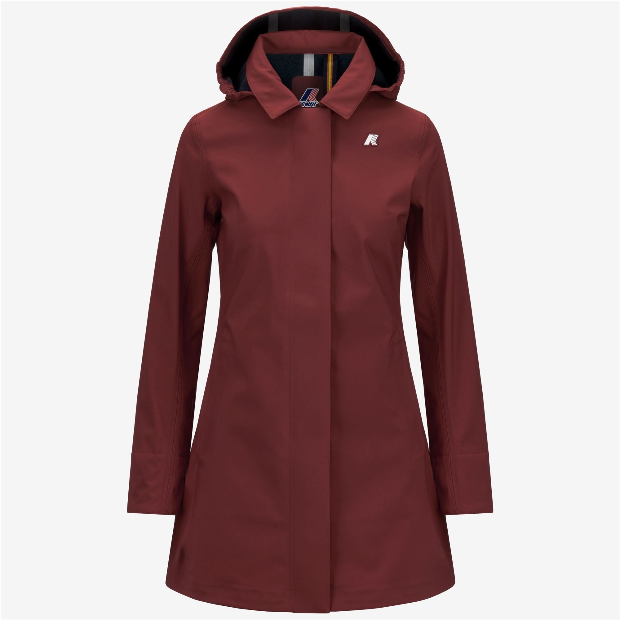 MATHY BONDED - Jackets - 3/4 LENGTH - Woman - RED SYRAH-BLUE DEPTH