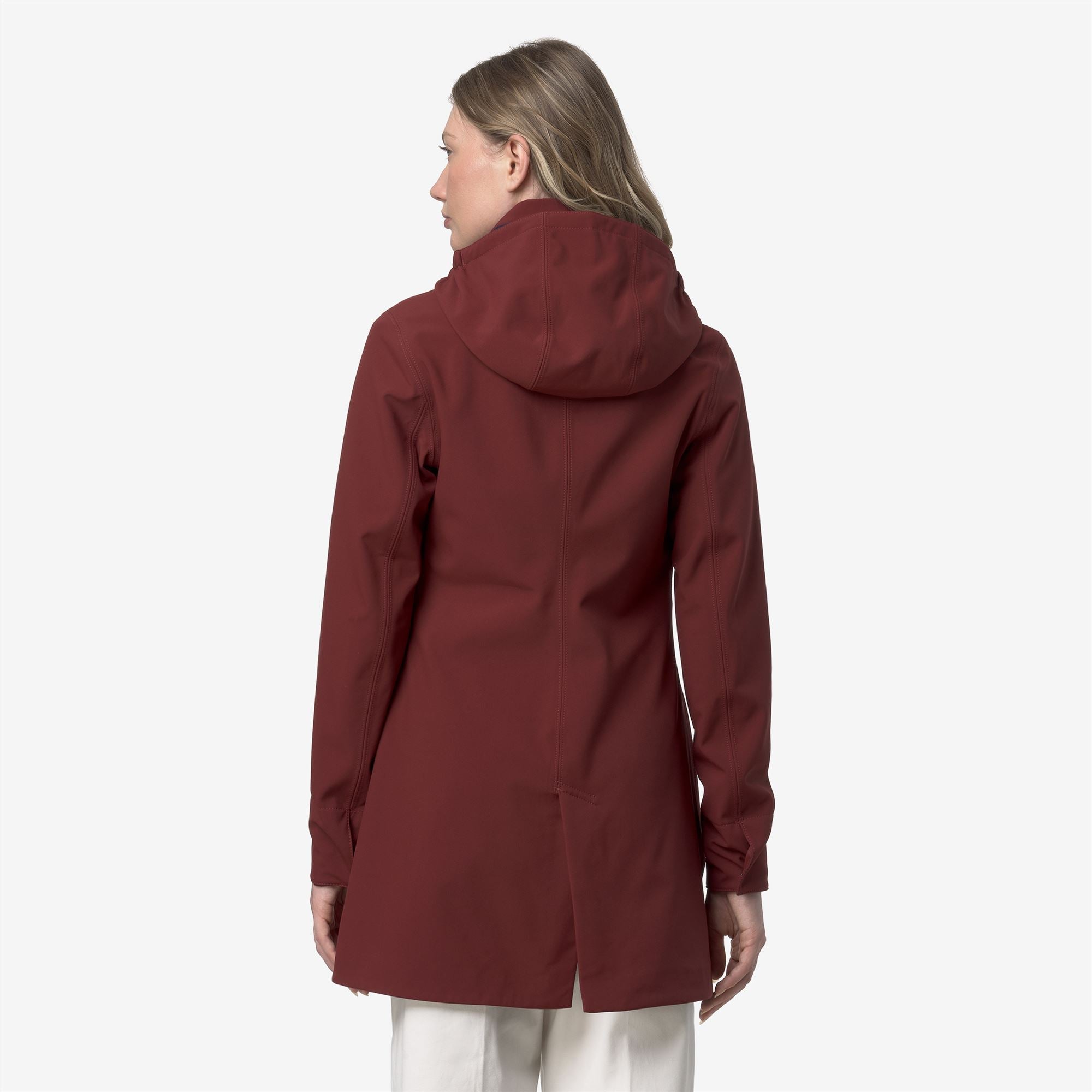 MATHY BONDED - Jackets - 3/4 LENGTH - Woman - RED SYRAH-BLUE DEPTH