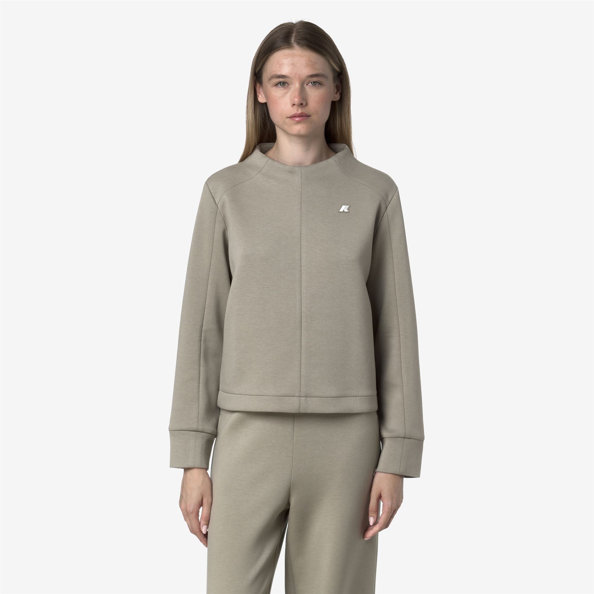 AUBANE LIGHT SPACER - Fleece - Pull Over - Woman - GREEN OAK