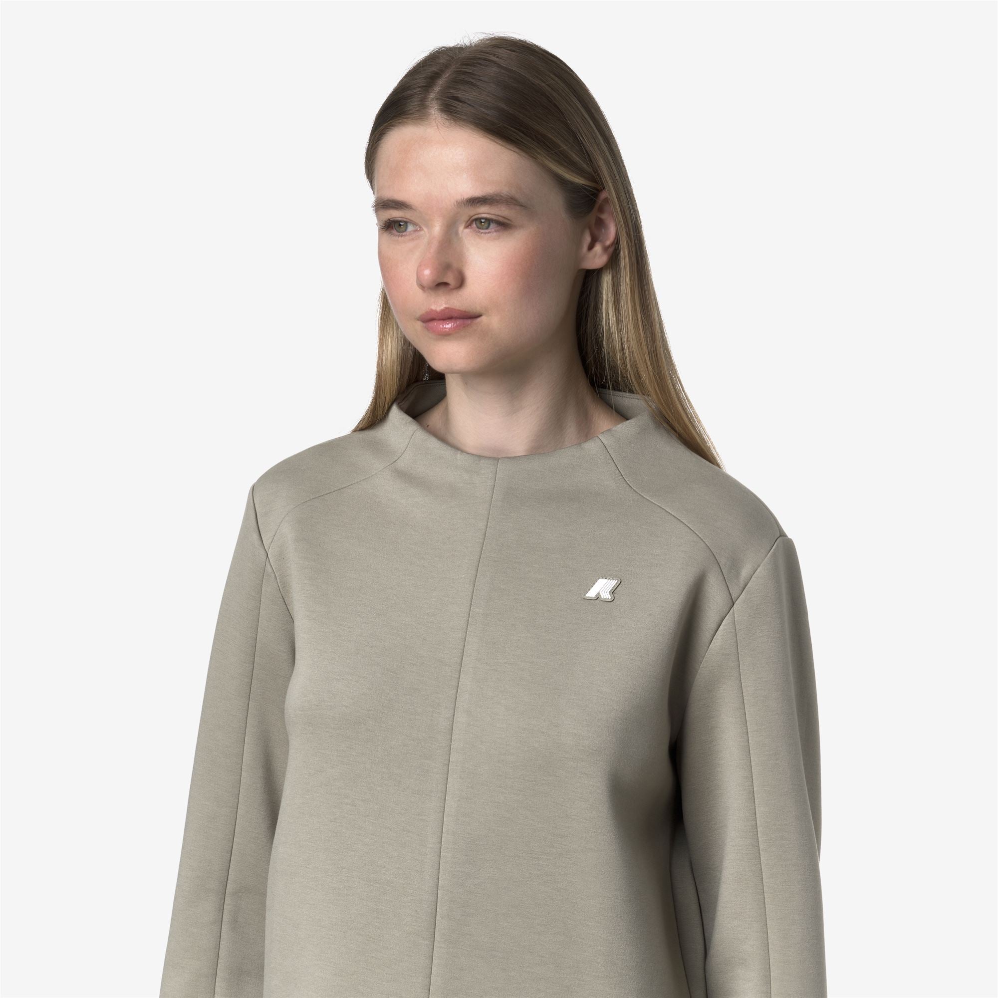 AUBANE LIGHT SPACER - Fleece - Pull Over - Woman - GREEN OAK