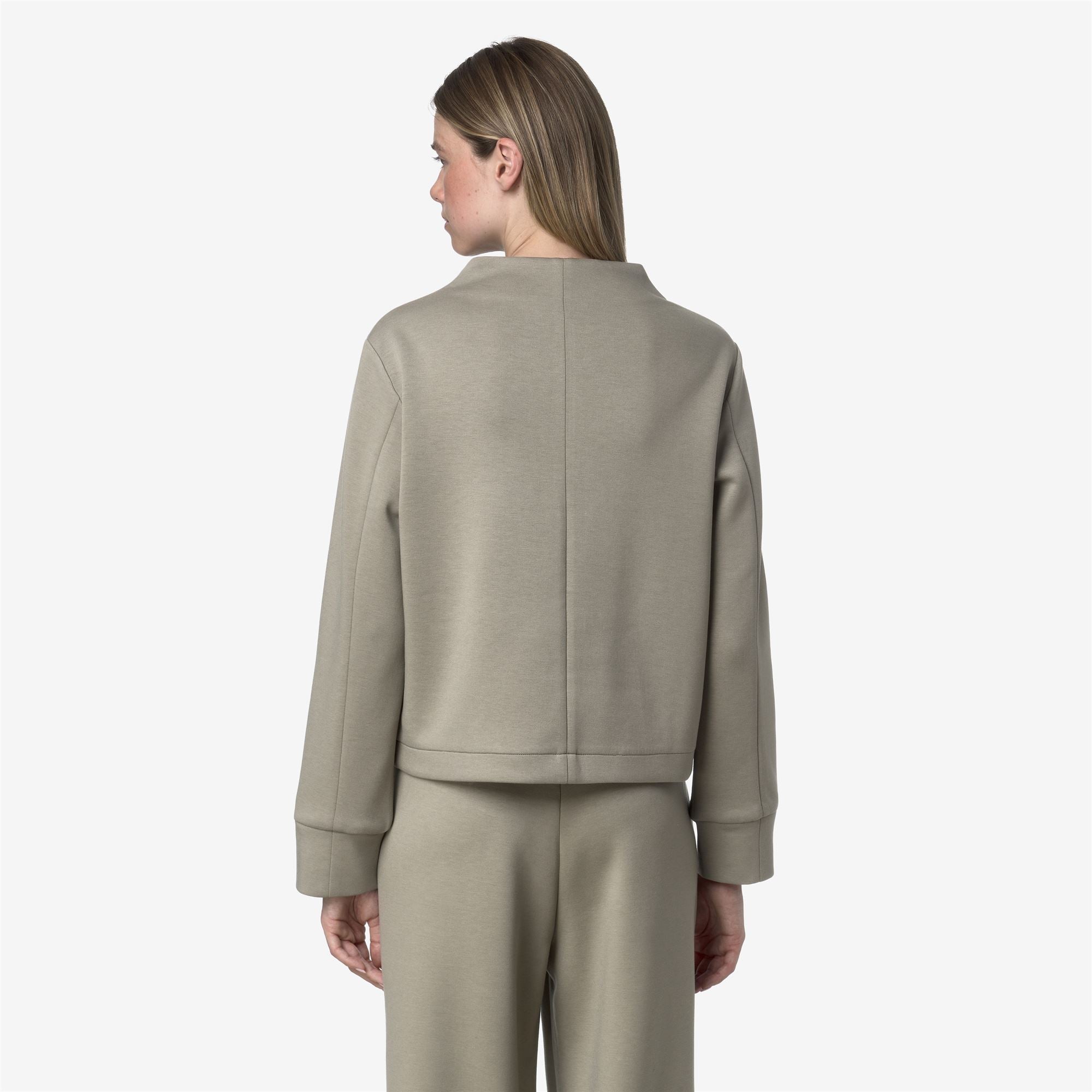 AUBANE LIGHT SPACER - Fleece - Pull Over - Woman - GREEN OAK