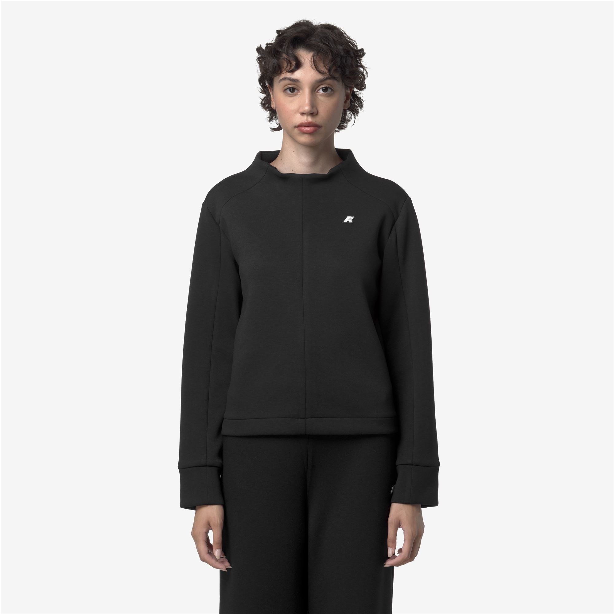 AUBANE LIGHT SPACER - Fleece - Pull Over - Woman - BLACK PURE