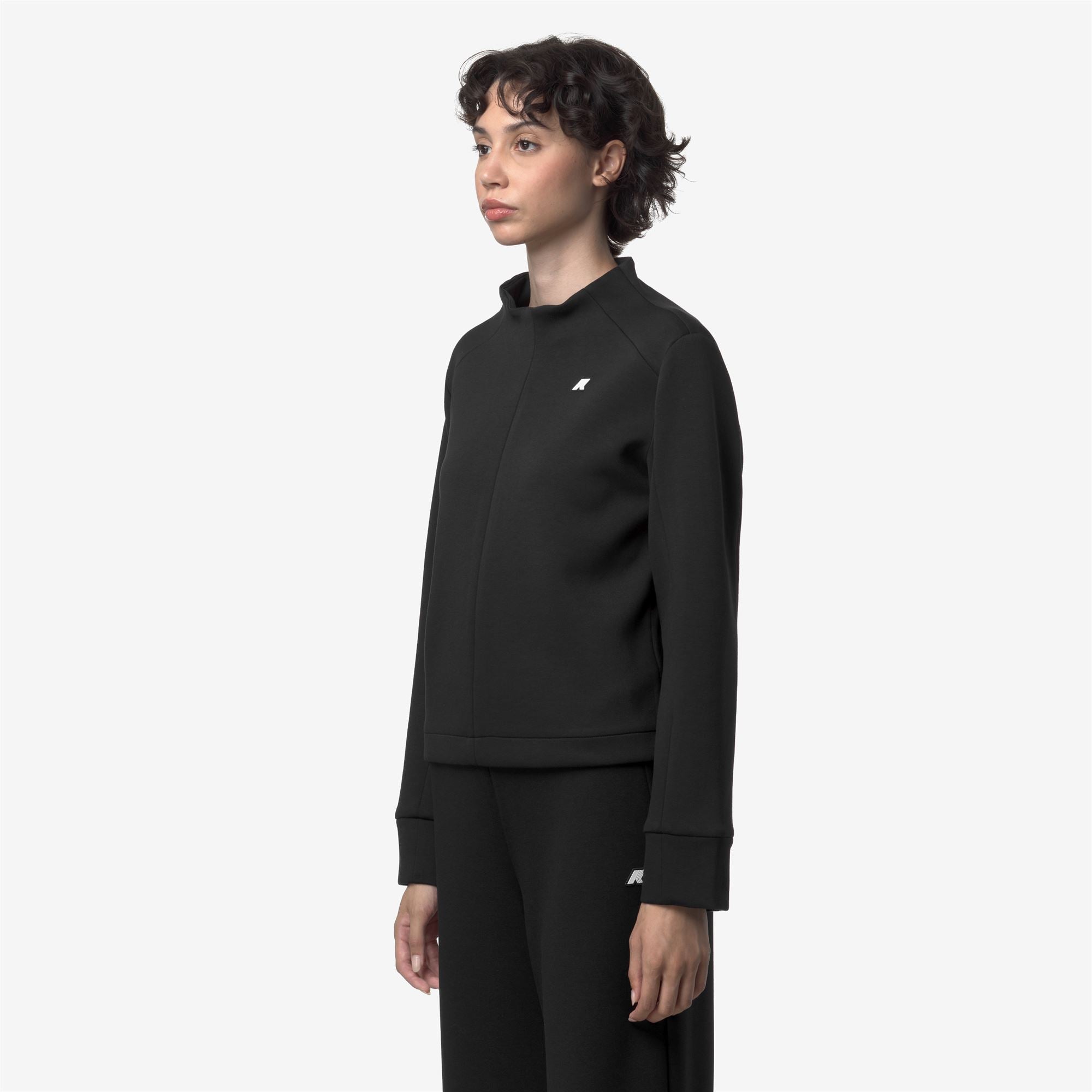 AUBANE LIGHT SPACER - Fleece - Pull Over - Woman - BLACK PURE