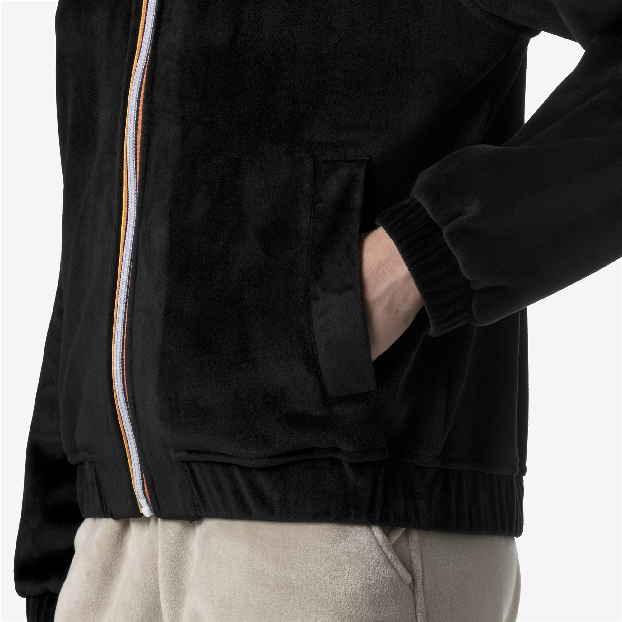 VIVIETTE VELOUR POLAR - Fleece - Jacket - Woman - BLACK PURE-BLACK PURE