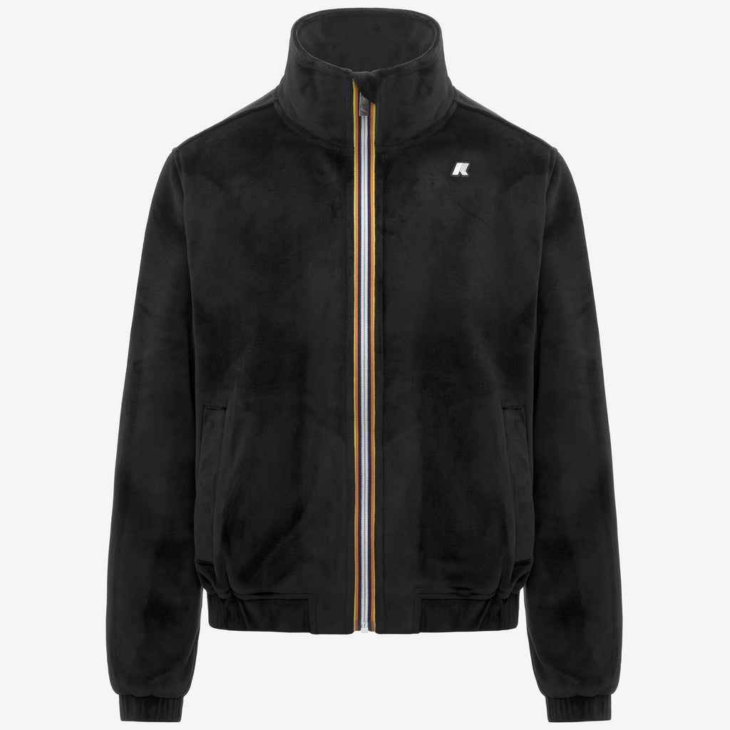 VIVIETTE VELOUR POLAR - Fleece - Jacket - Woman - BLACK PURE-BLACK PURE