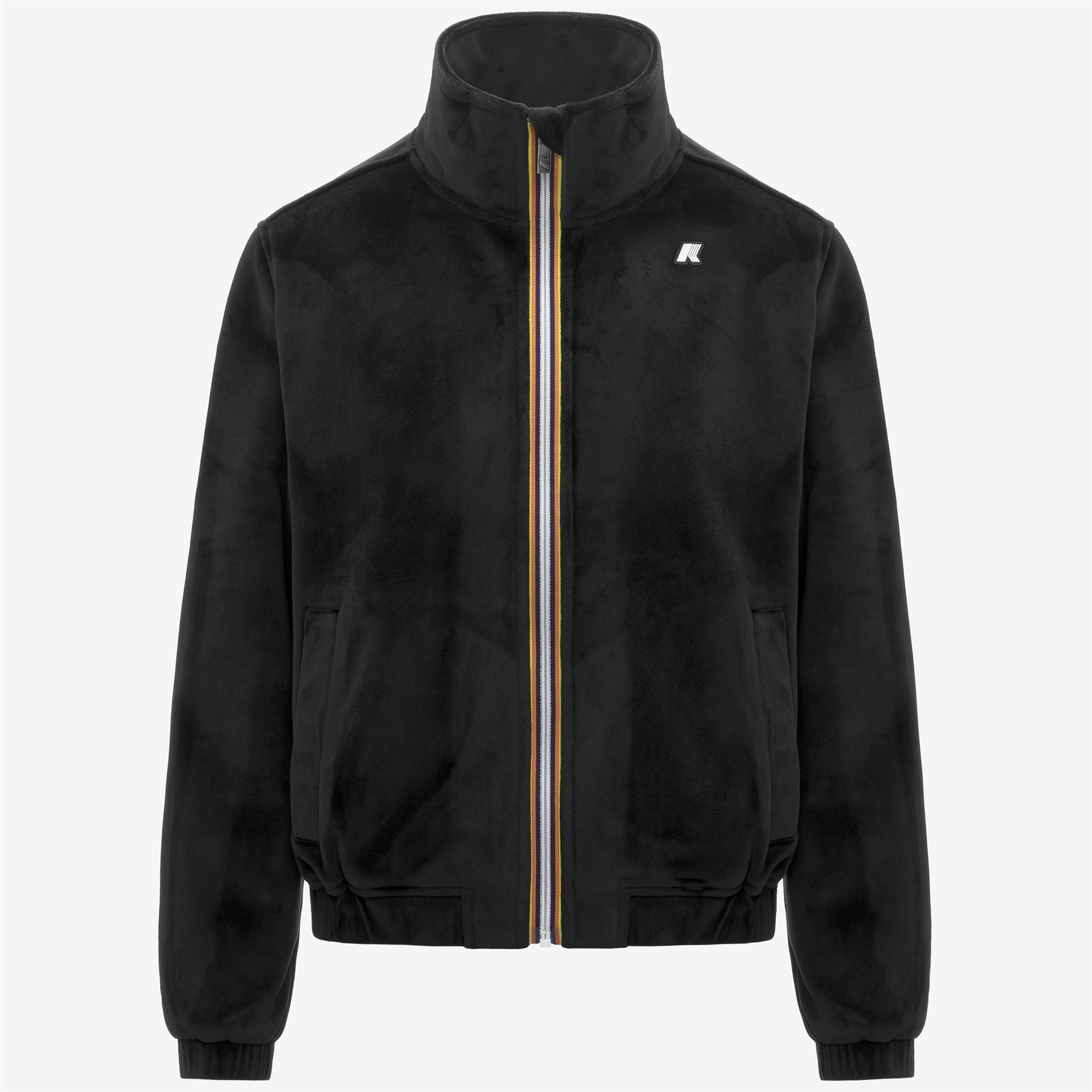 VIVIETTE VELOUR POLAR - Fleece - Jacket - Woman - BLACK PURE-BLACK PURE