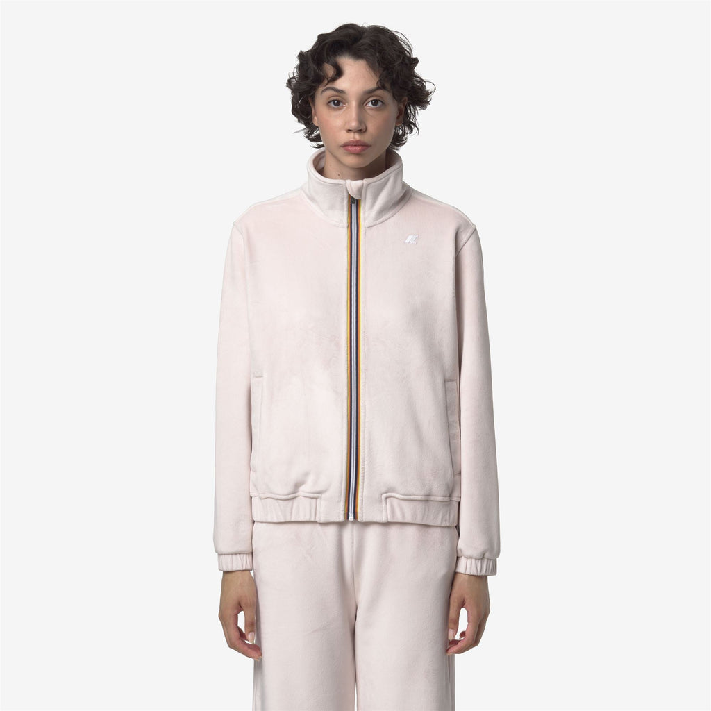 VIVIETTE VELOUR POLAR - Fleece - Jacket - Woman - ROSE HUSHED-ROSE HUSHED