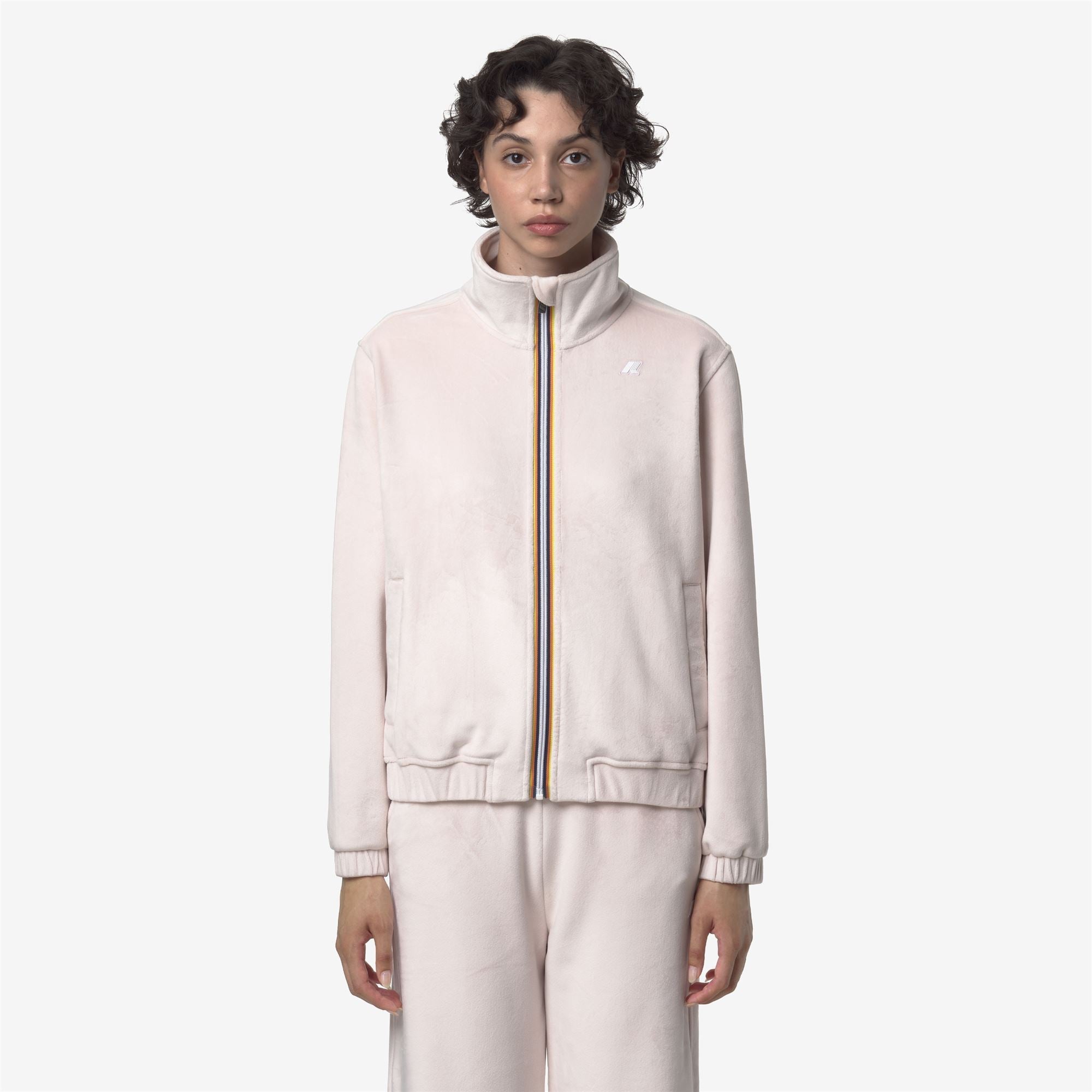 VIVIETTE VELOUR POLAR - Fleece - Jacket - Woman - ROSE HUSHED-ROSE HUSHED