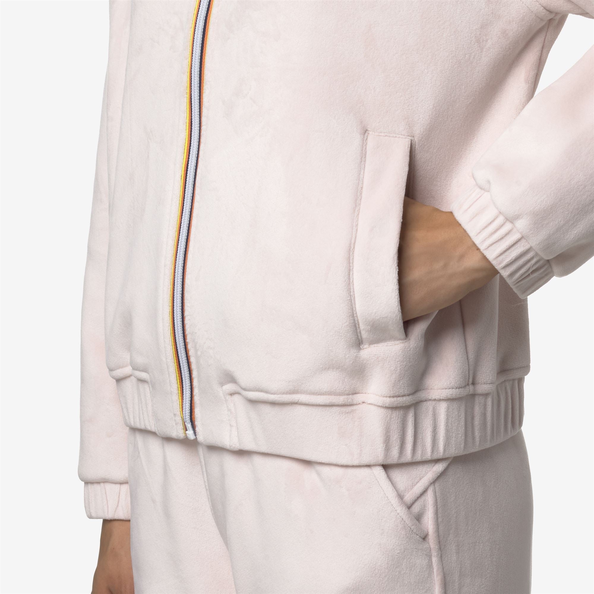 VIVIETTE VELOUR POLAR - Fleece - Jacket - Woman - ROSE HUSHED-ROSE HUSHED