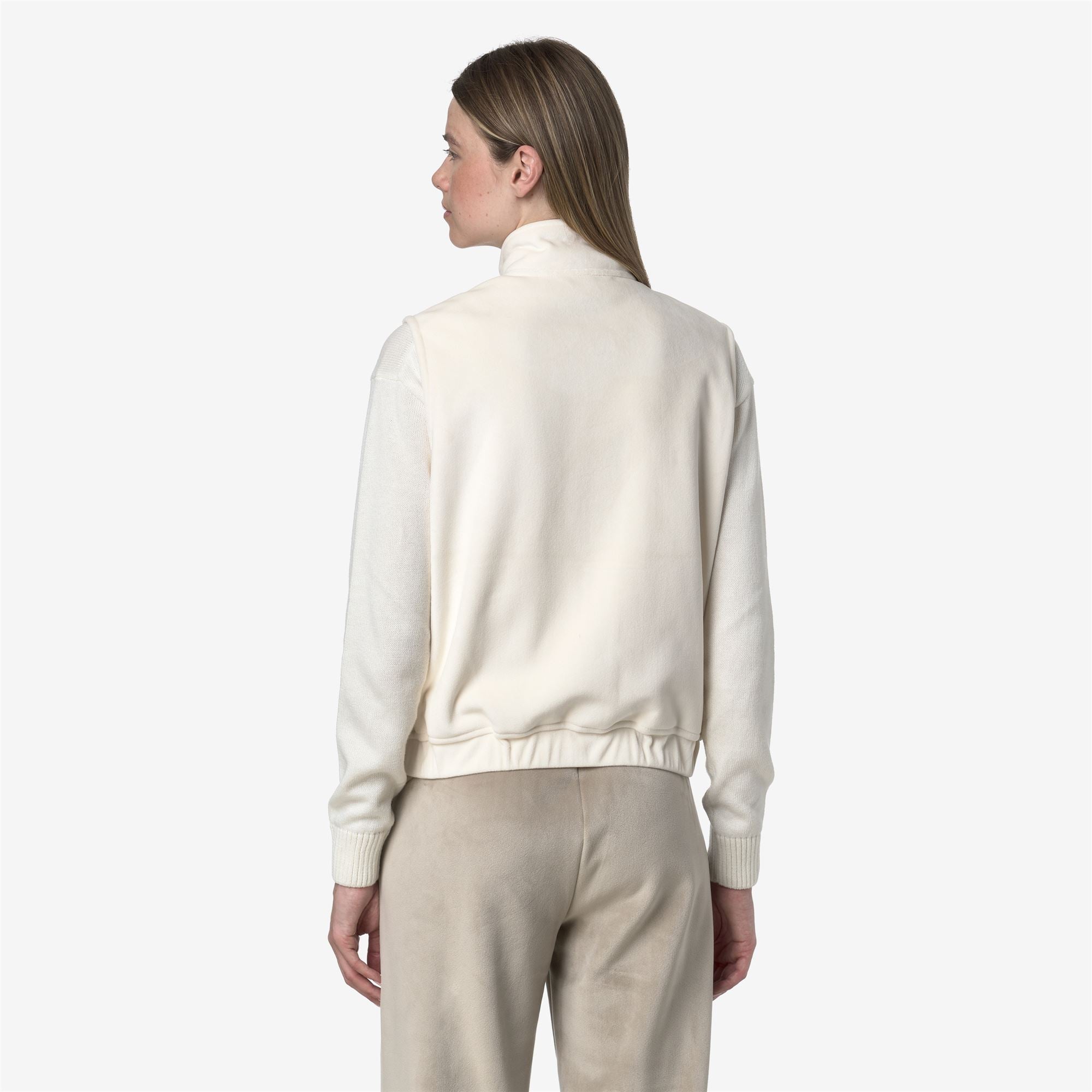 VIVIELME VELOUR POLAR - Fleece - Vest - Woman - WHITE G-WHITE G