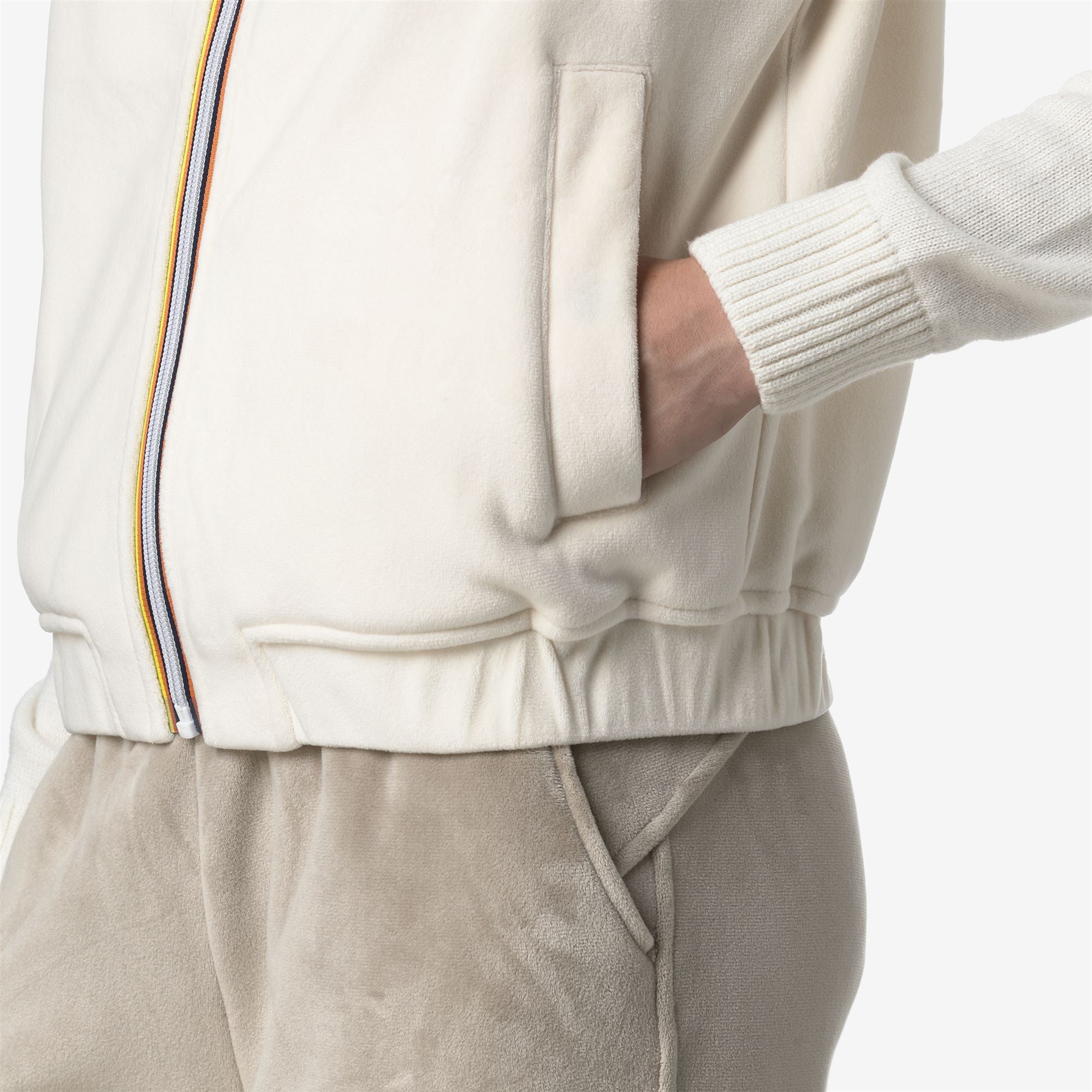 VIVIELME VELOUR POLAR - Fleece - Vest - Woman - WHITE G-WHITE G