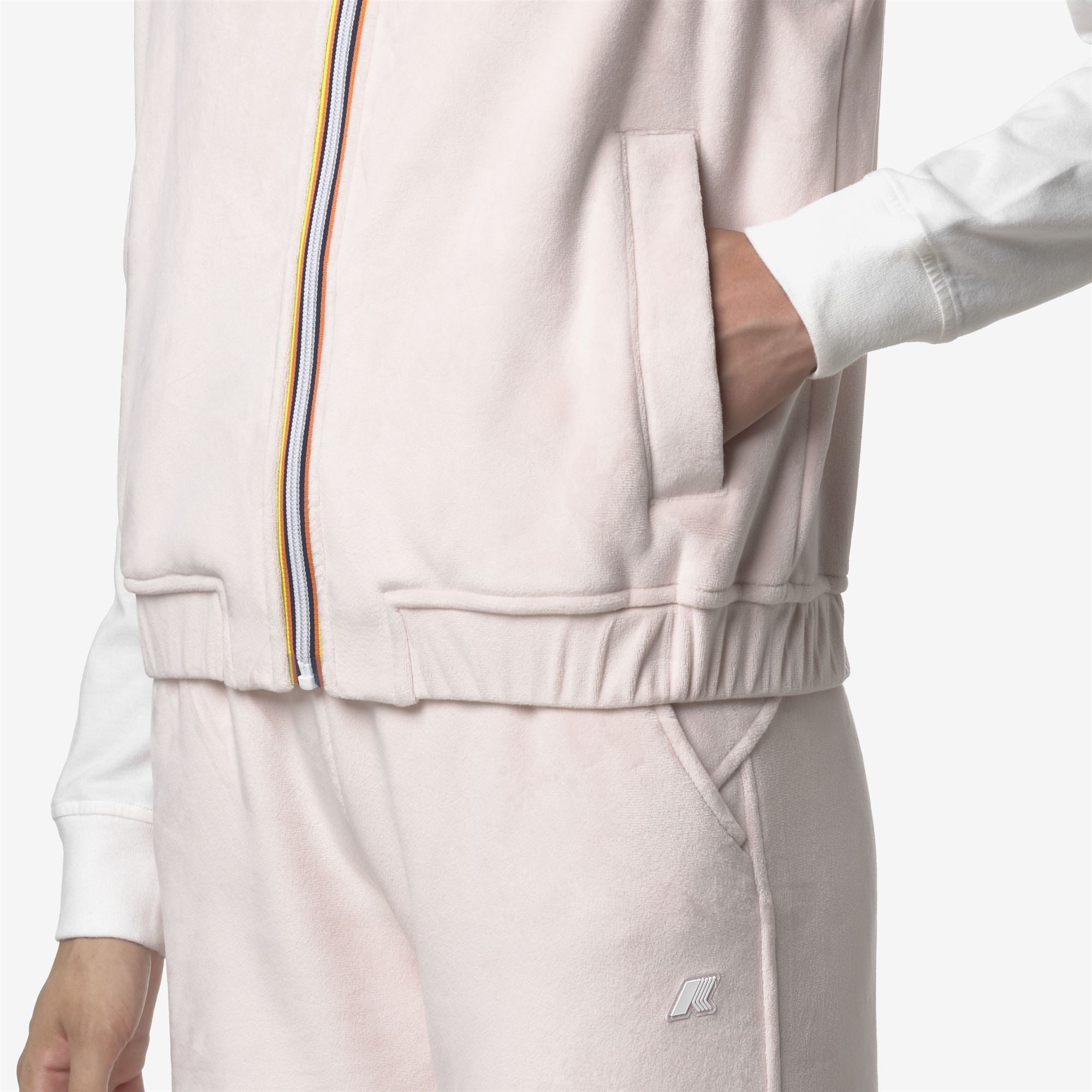 VIVIELME VELOUR POLAR - Fleece - Vest - Woman - ROSE HUSHED-ROSE HUSHED