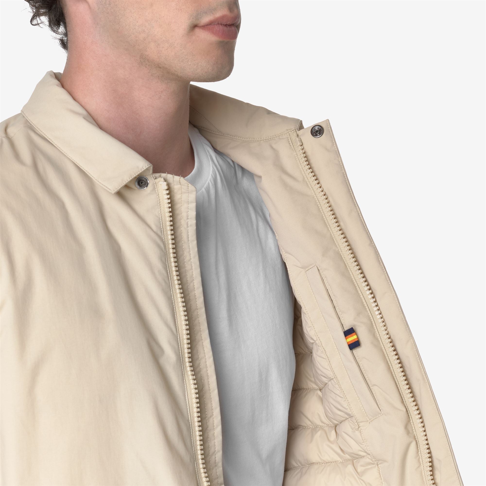 BENNY WARM OTTOMAN - Jackets - Mid - Man - BEIGE GREY