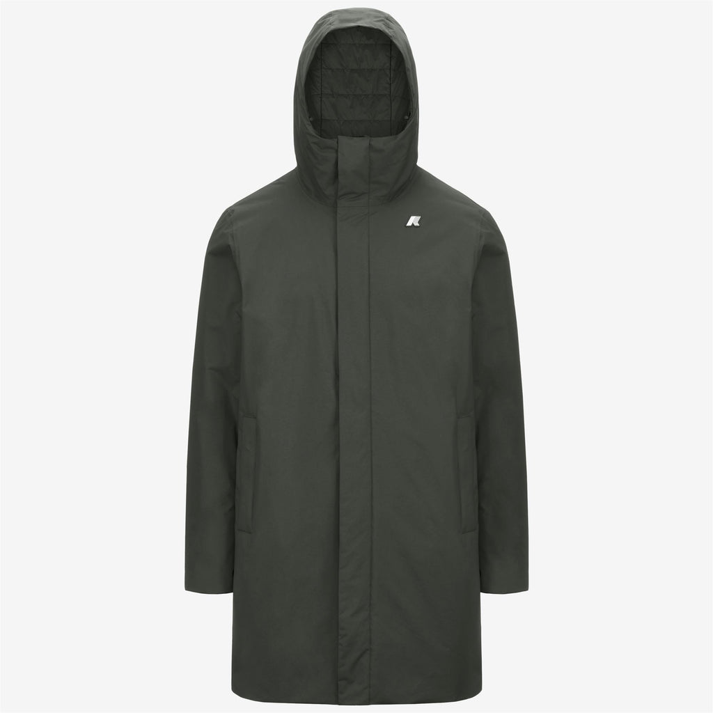 THOMAS WARM OTTOMAN - Jackets - Long - Man - GREEN BLACKISH