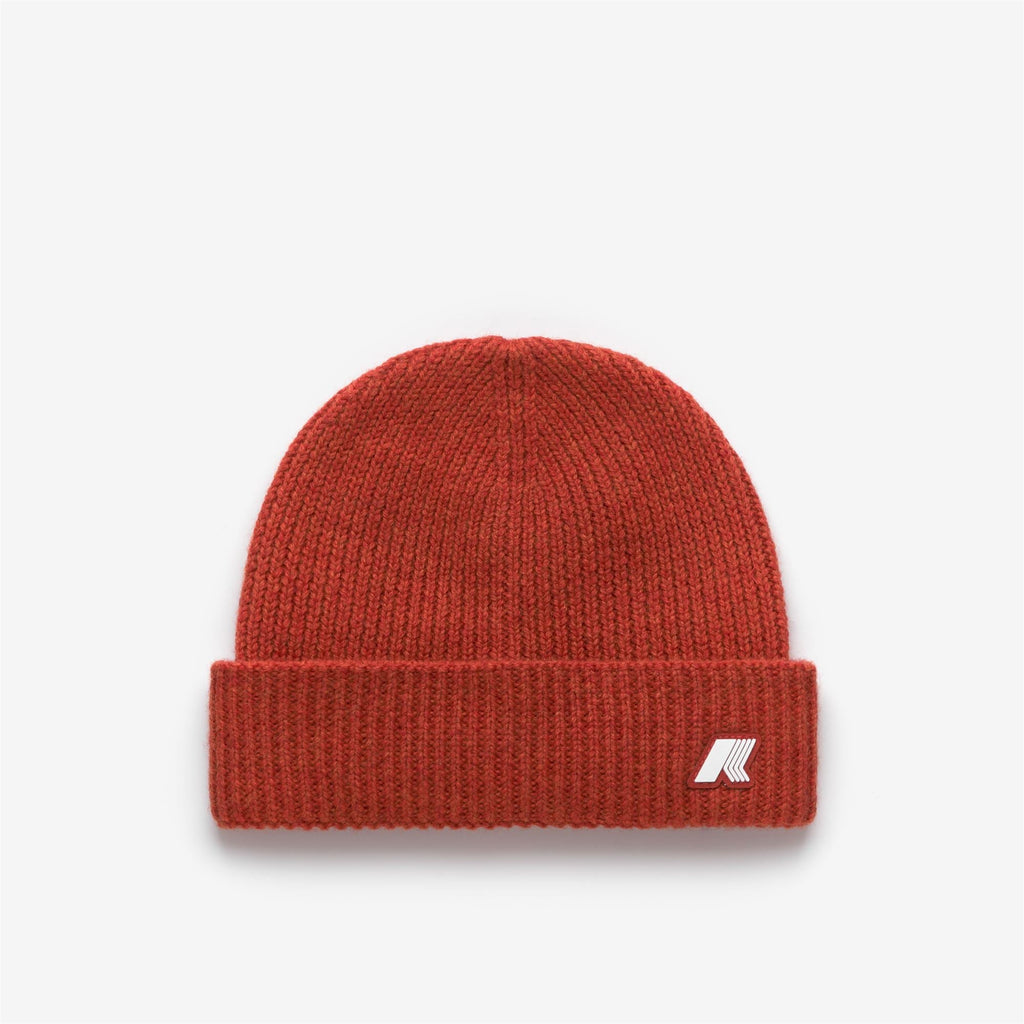 P. BRICE CARDIGAN STITCH - Headwear - Hat - Kid unisex - RED POMPEIAN MELANGE