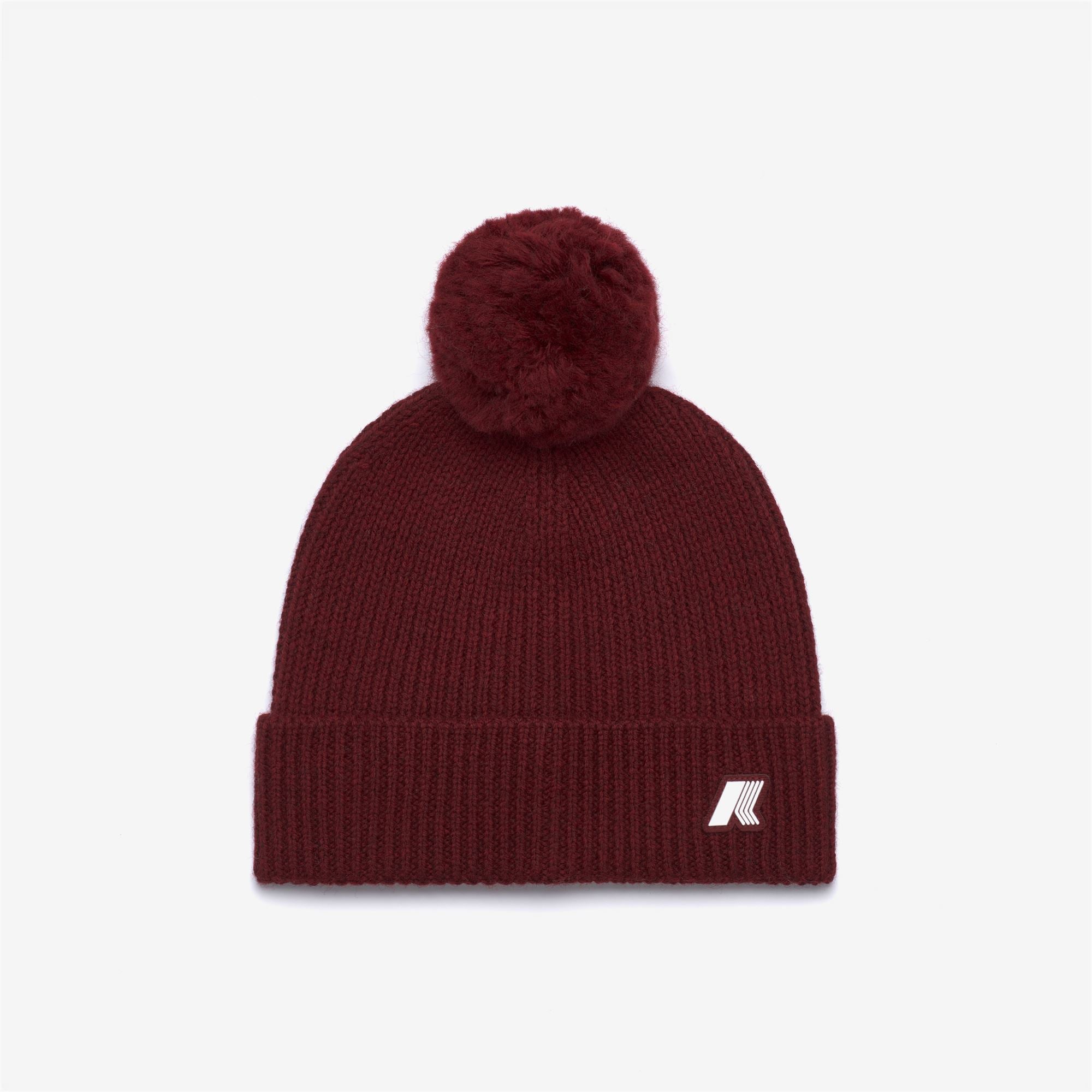 P. VINCIENNE CARDIGAN STITCH - Headwear - Hat - Girl - RED SYRAH MELANGE