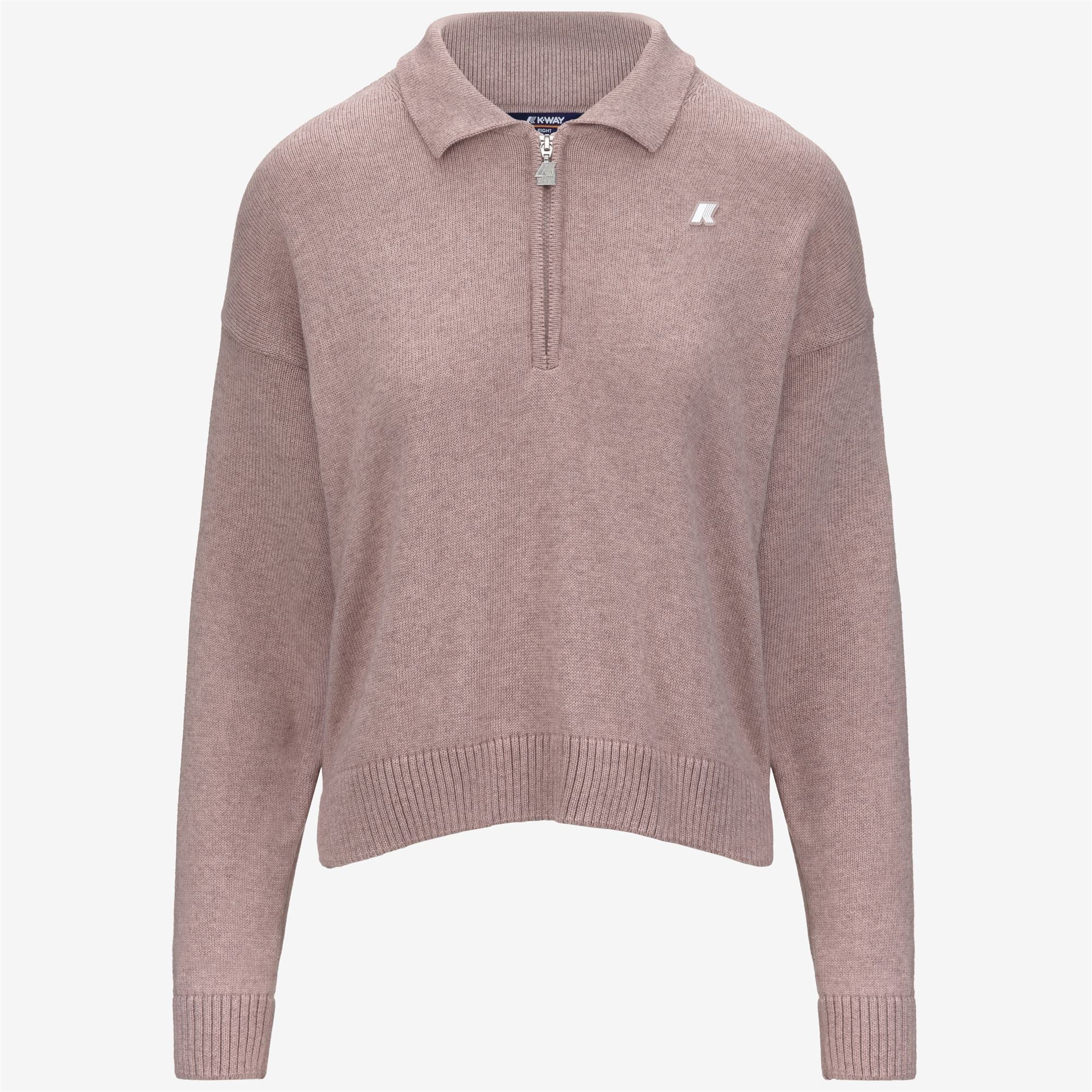 GRAMARNIER COTTON CASHMERE AF - KNITWEAR - Pull Over - Woman - PINK FAWN MEL