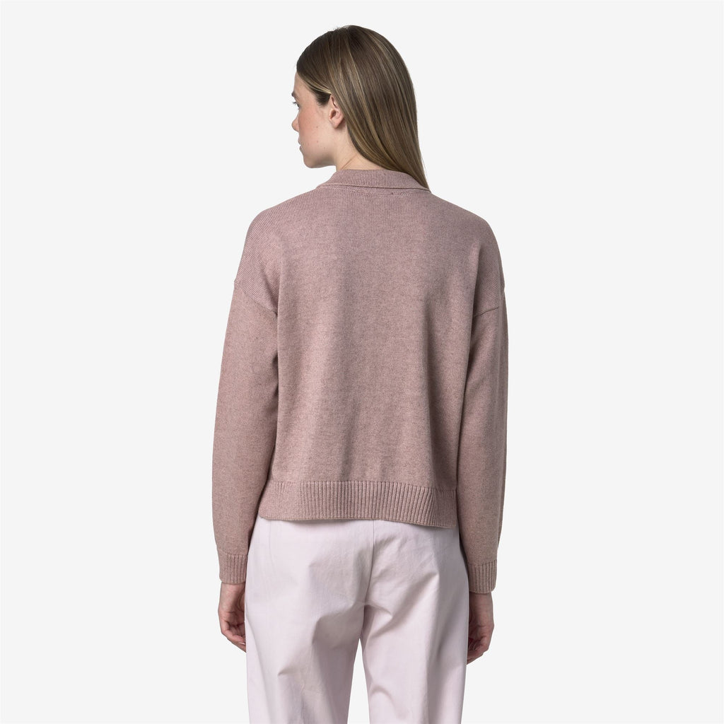 GRAMARNIER COTTON CASHMERE AF - KNITWEAR - Pull Over - Woman - PINK FAWN MEL