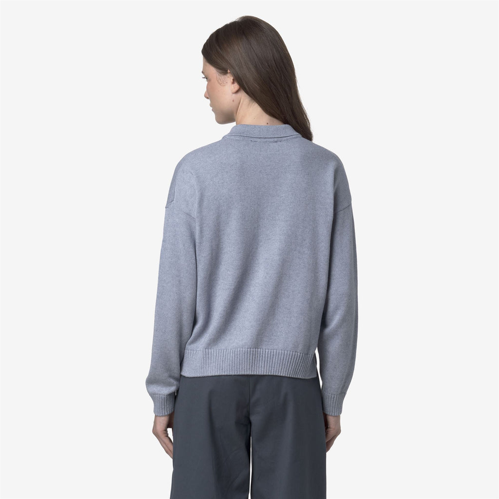 GRAMARNIER COTTON CASHMERE AF - KNITWEAR - Pull Over - Woman - AZURE MEL