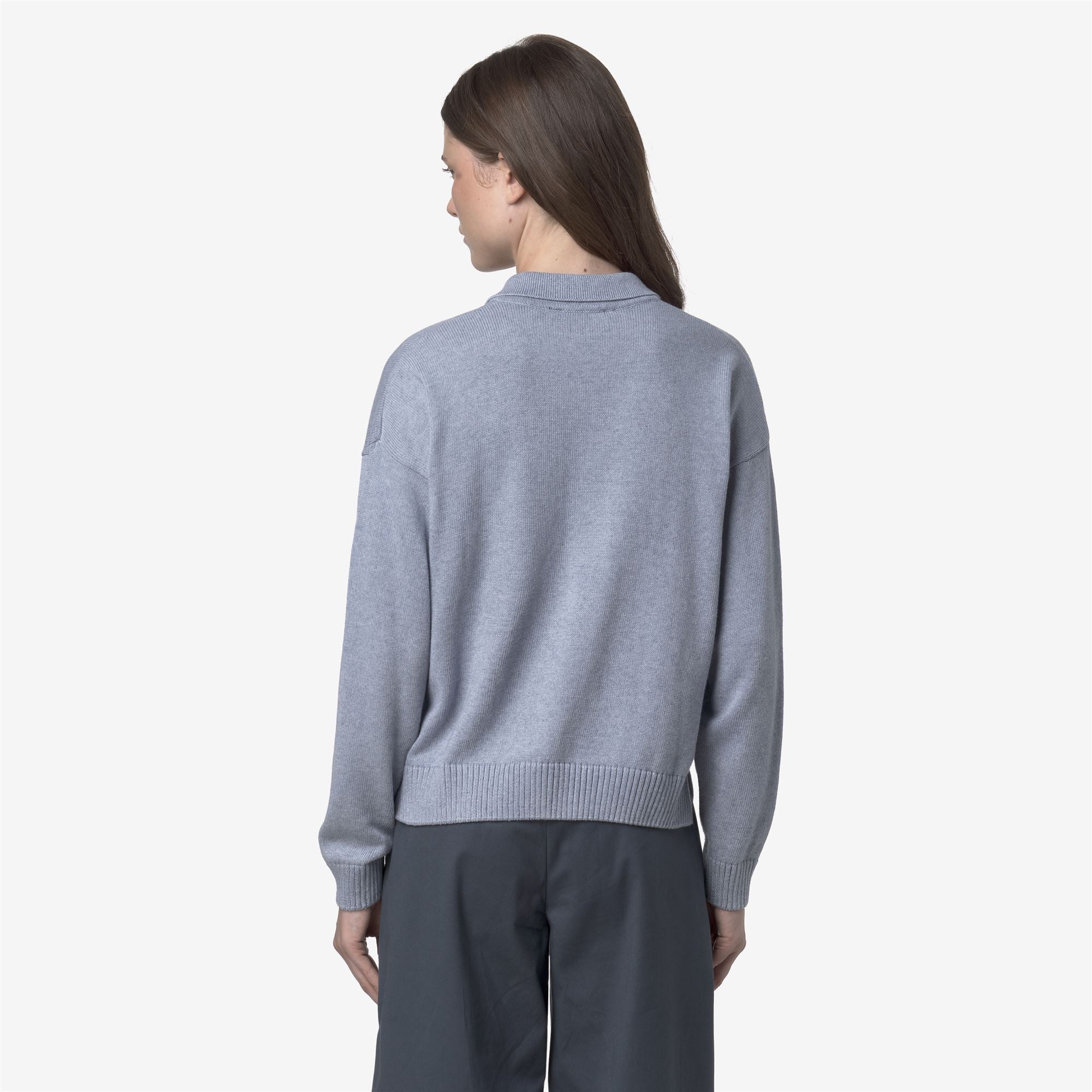 GRAMARNIER COTTON CASHMERE AF - KNITWEAR - Pull Over - Woman - AZURE MEL