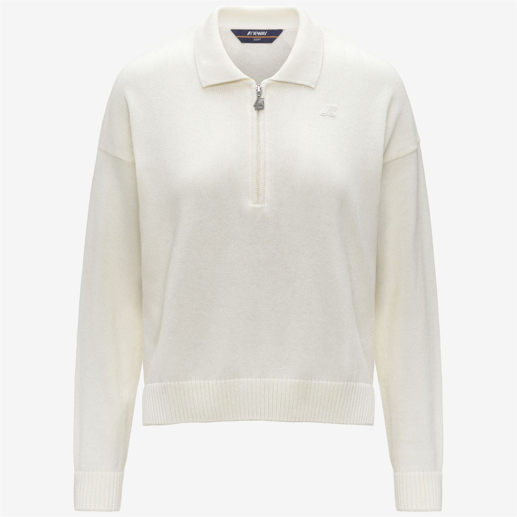 GRAMARNIER COTTON CASHMERE AF - KNITWEAR - Pull Over - Woman - WHITE GARDENIA
