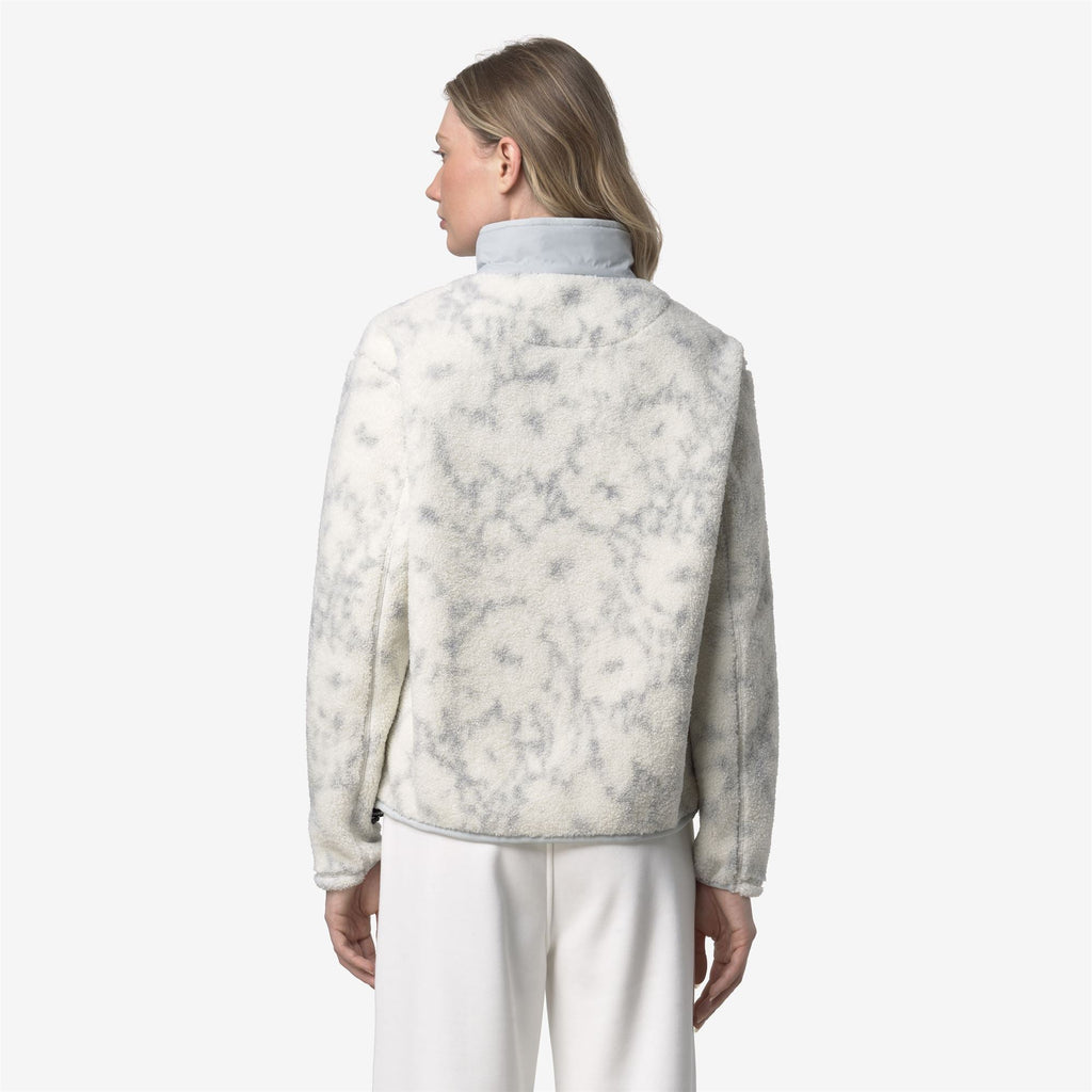 BENEDICTE ORSETTO PRINT - Fleece - Pull Over - Woman - ECRU-GREY FLOWERS