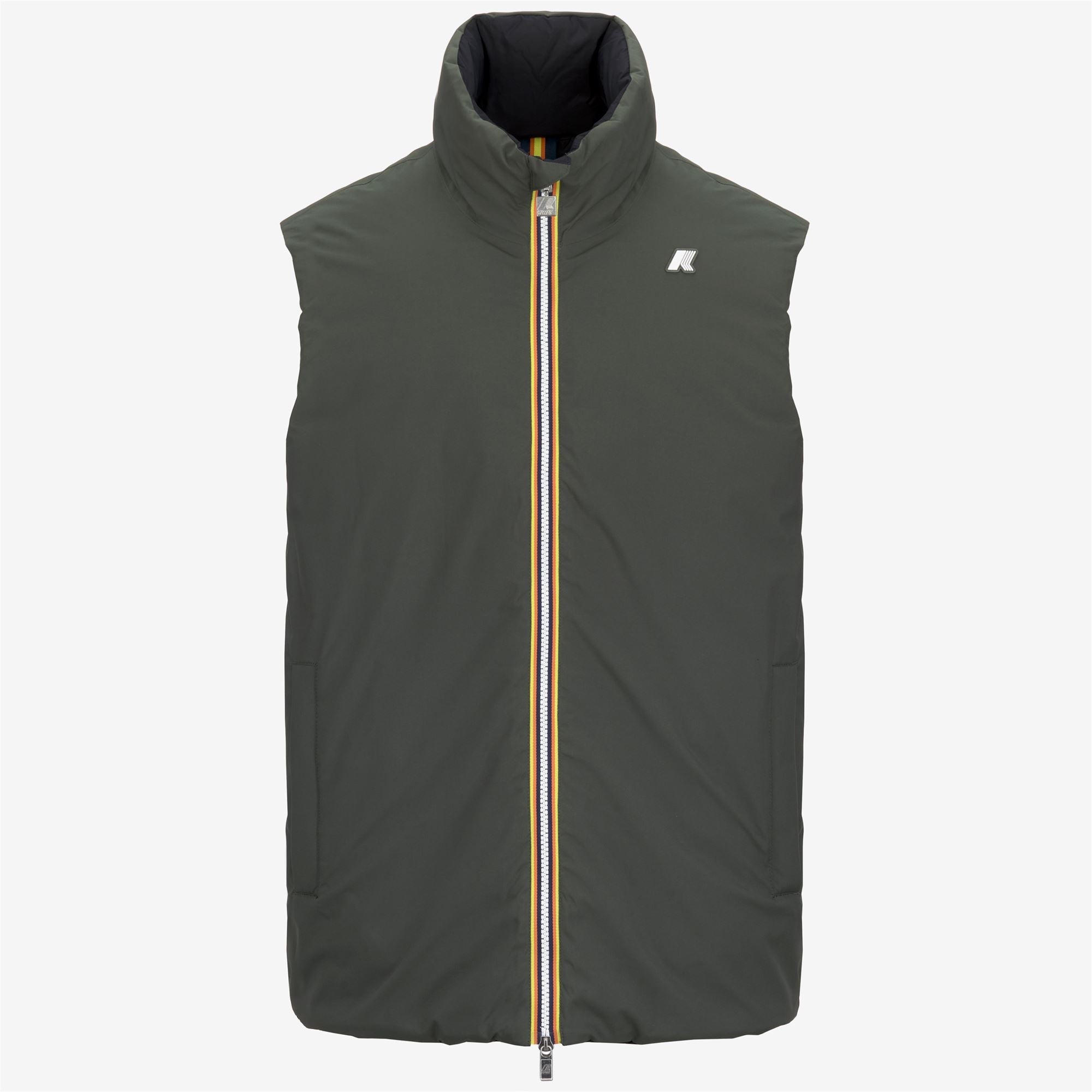 VALEN ST THERMO REVERSIBLE - Jackets - Short - Man - GREEN BLACKISH-BLACK PURE
